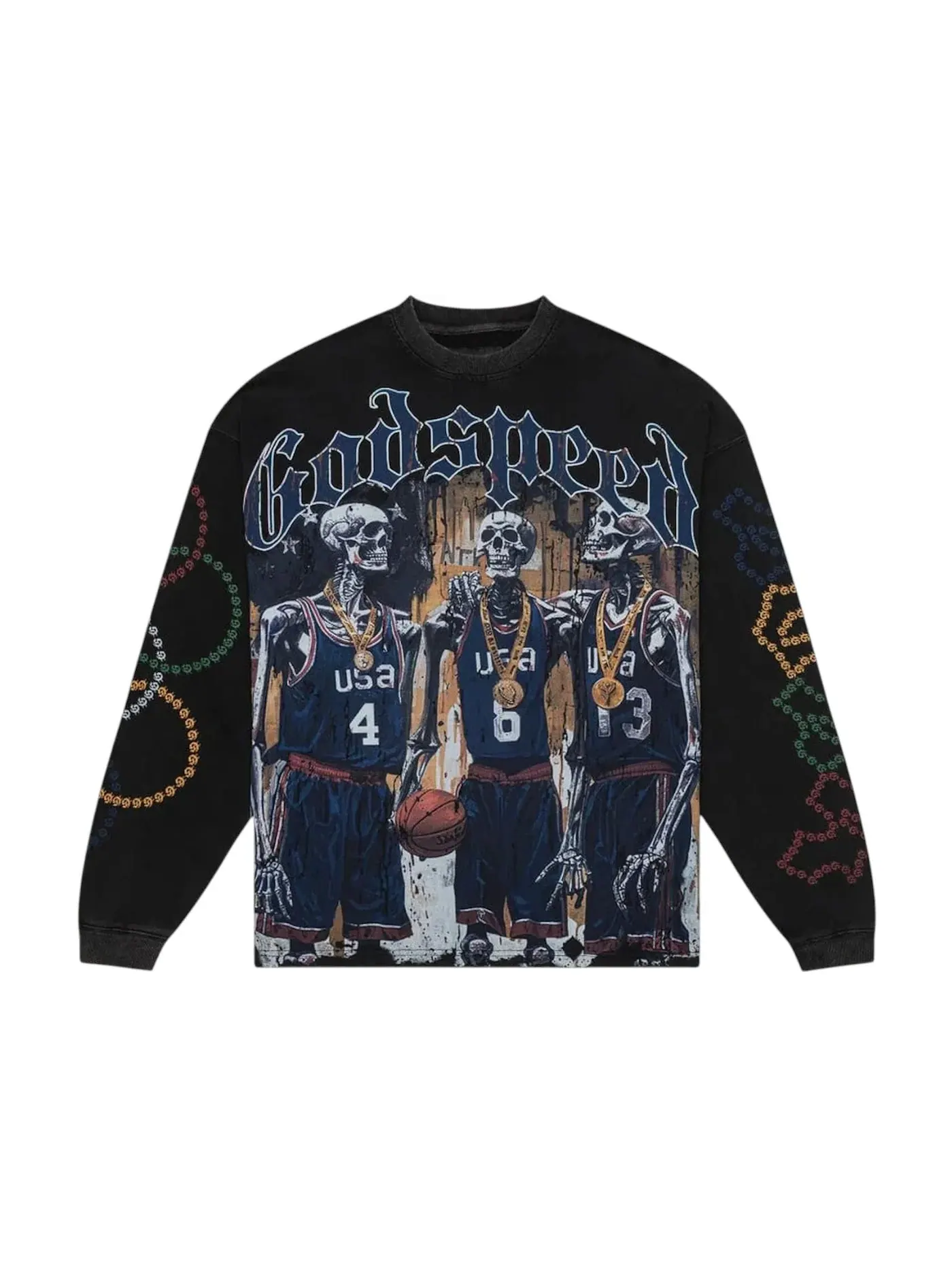 Мужская футболка с длинным рукавом Dream Team L/S T-shirt Godspeed — изображение 1 из 1, черный