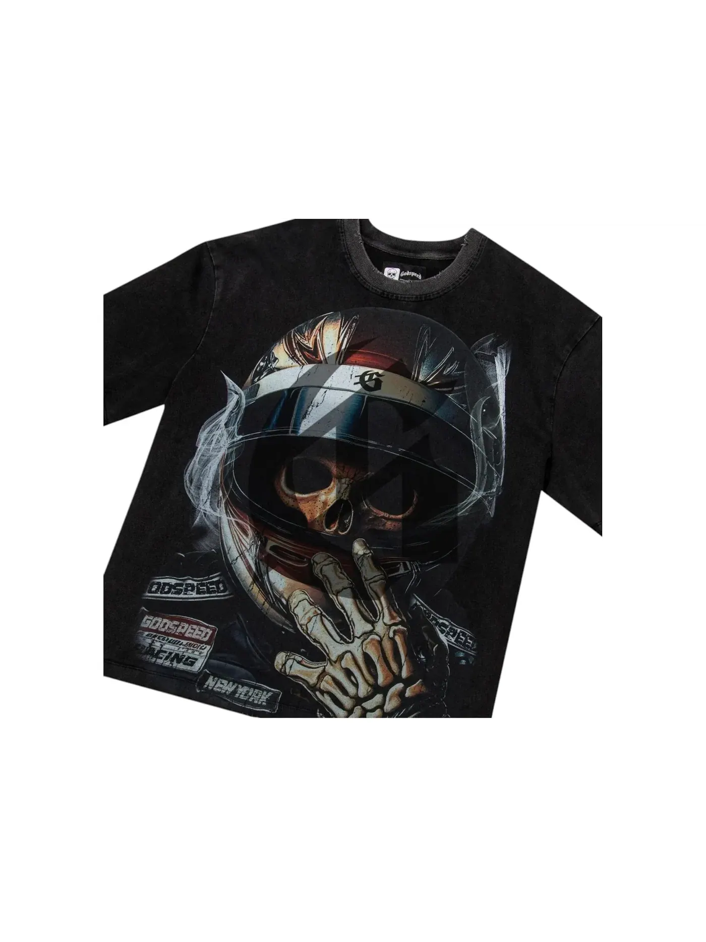 Мужская футболка с принтом Godspeed F1 World Cup T-shirt — изображение 2 из 2, черный