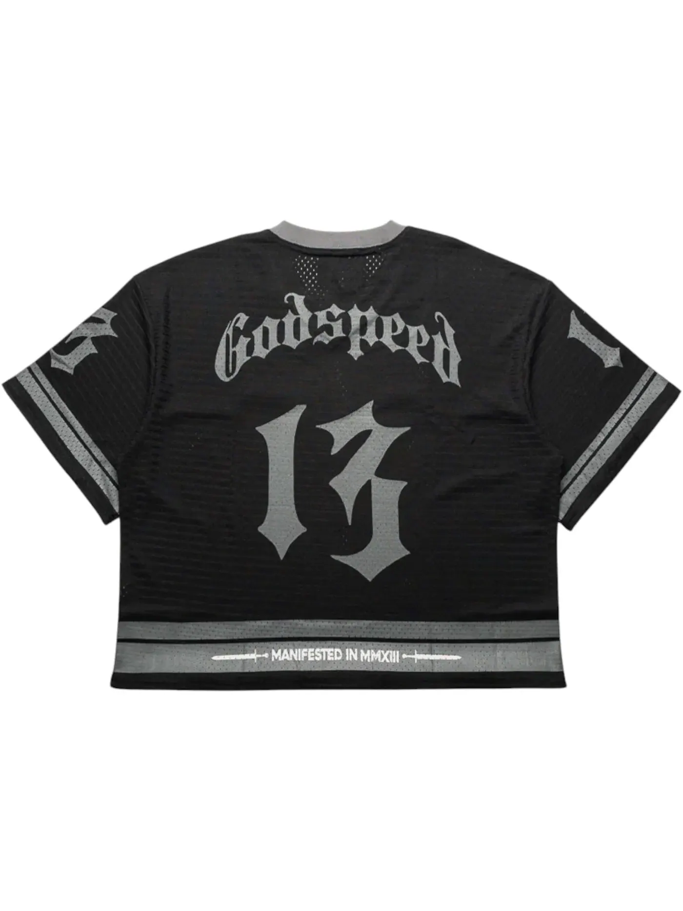 Мужская джерси с контрастным дизайном Jersey Godspeed — изображение 2 из 2, черный/серый