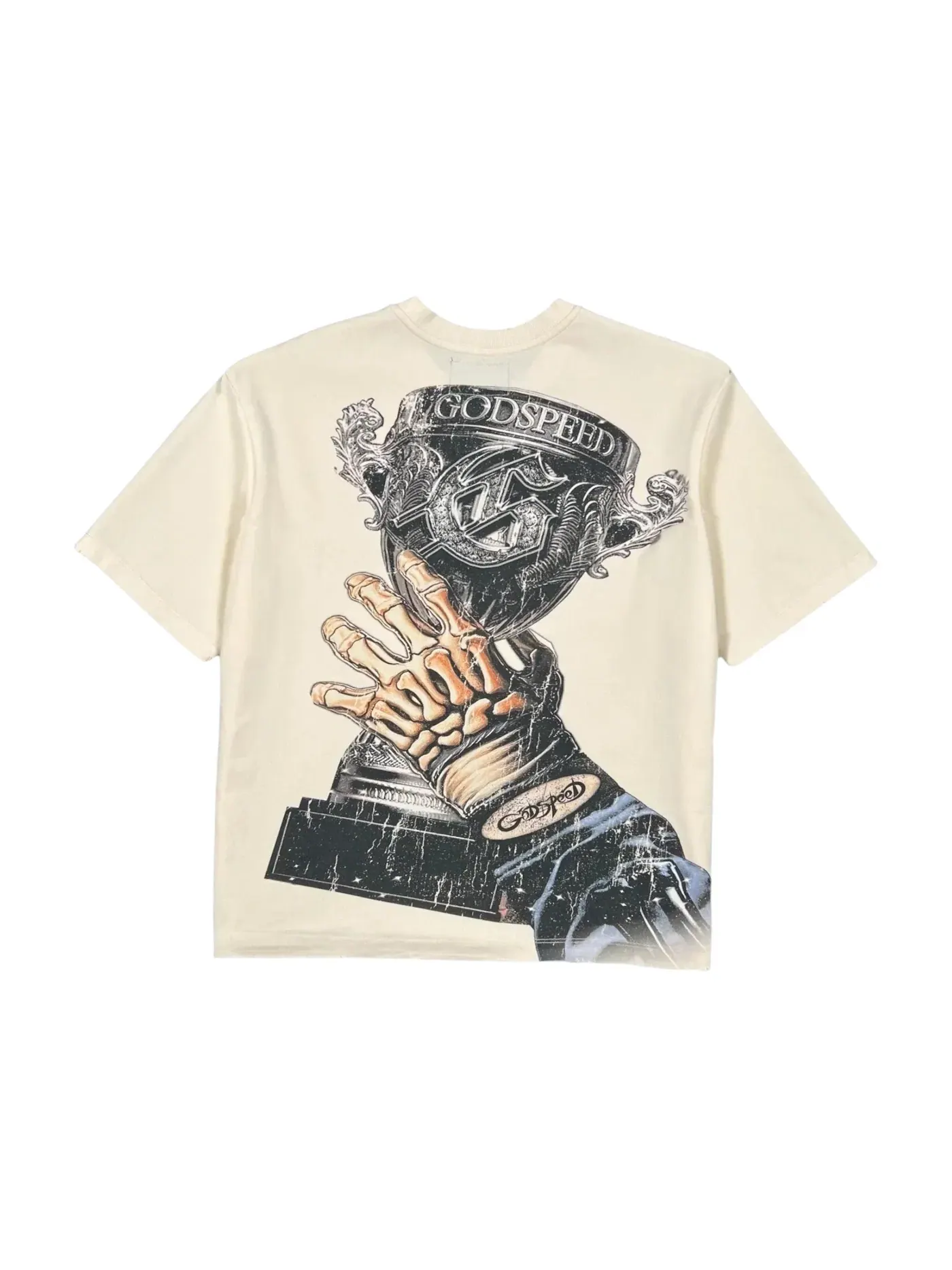 Мужская футболка с принтом Godspeed Glory Cup Tee — изображение 2 из 2, кость