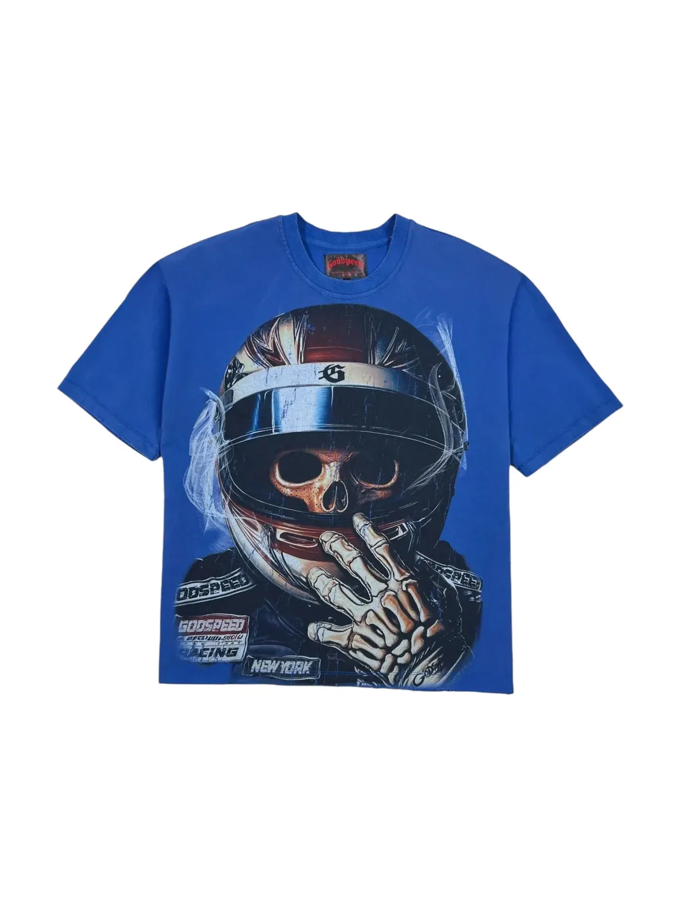 Мужская футболка с принтом Godspeed Glory Cup Tee Godspeed — изображение 1 из 2, синий