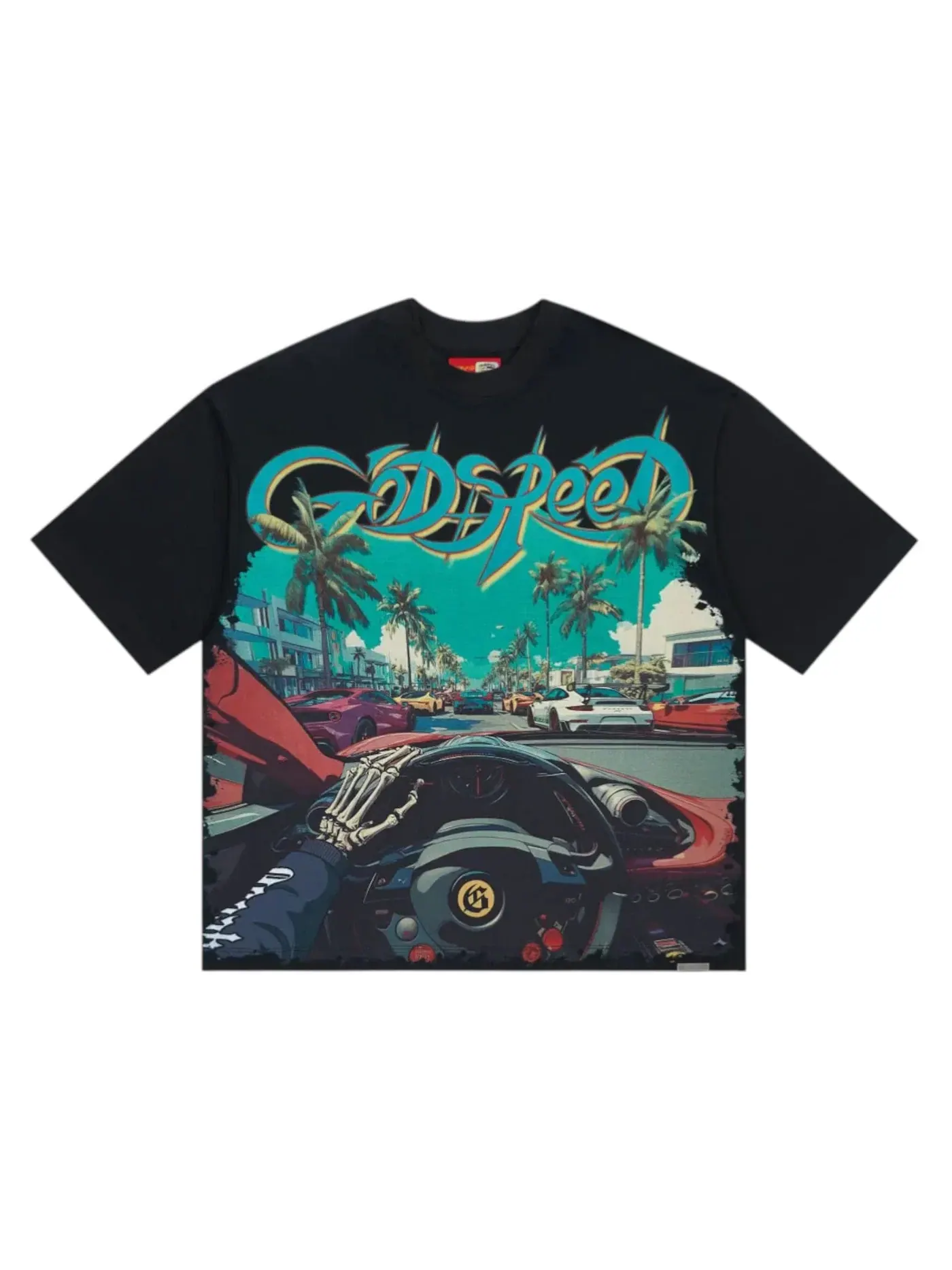 Мужская футболка хлопковая Godspeed T-Shirt — изображение 1 из 2, черный
