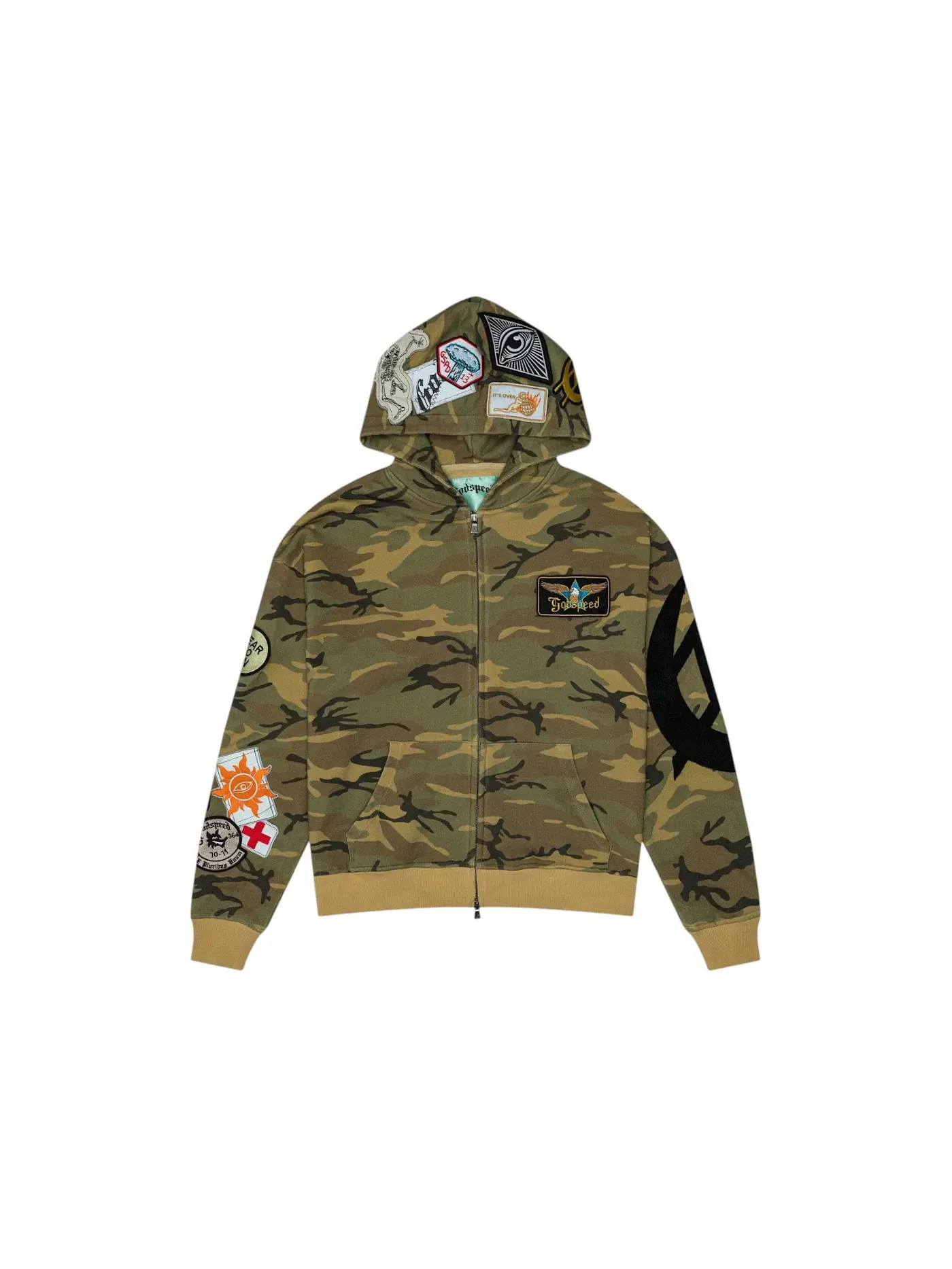 Мужская худи с камуфляжным принтом Godspeed Hoodie — изображение 1 из 2