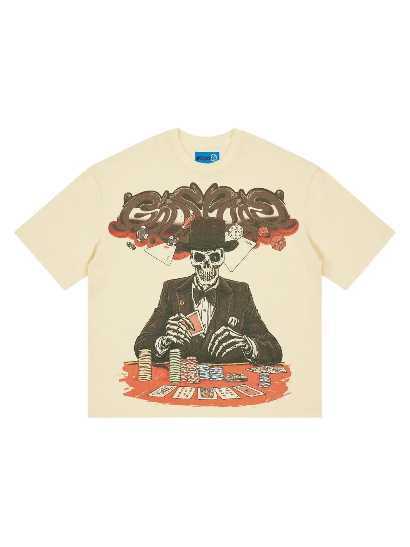 Мужская футболка с принтом T-shirt Godspeed — изображение 1 из 1, кость