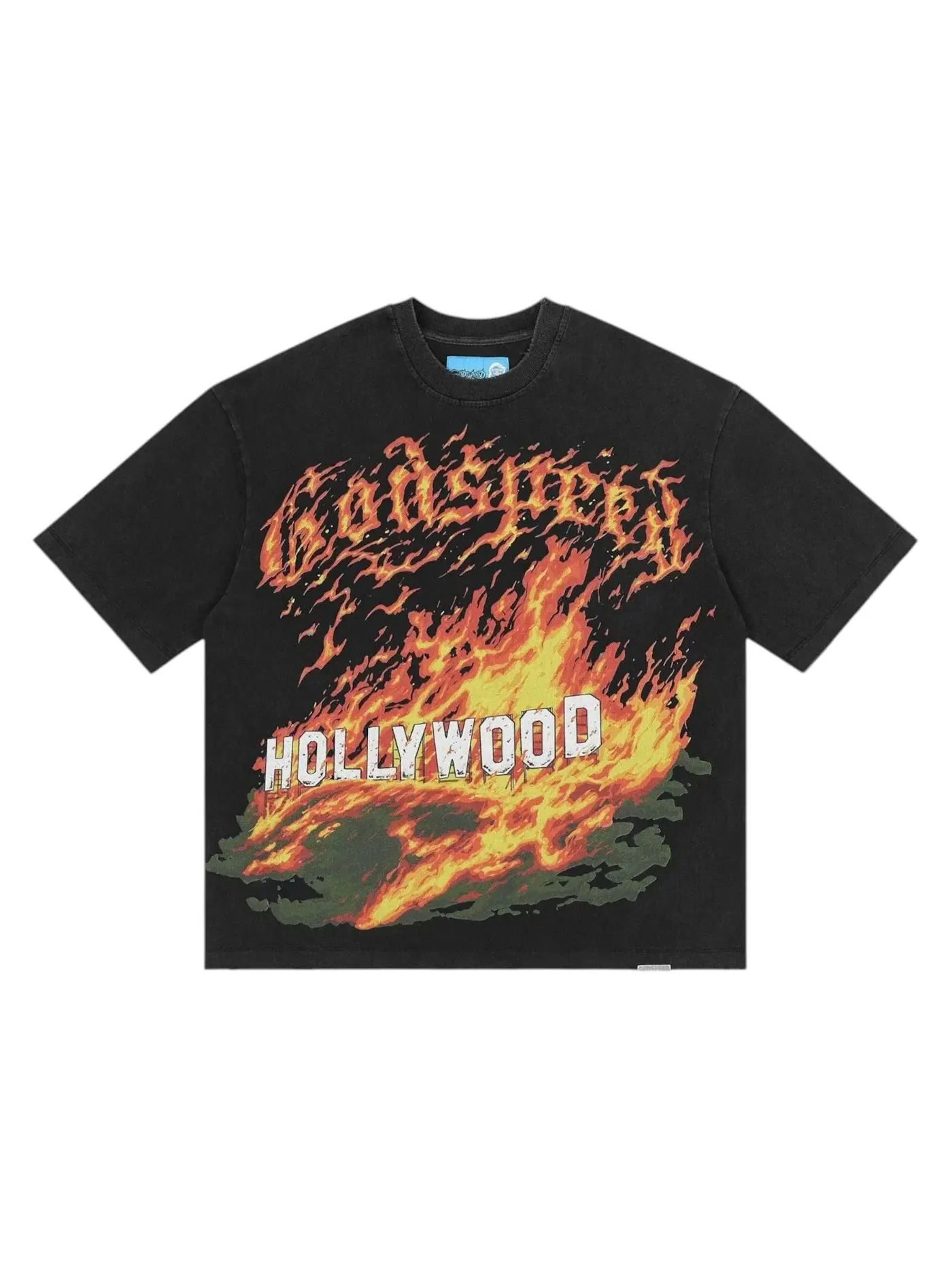 Мужская футболка с принтом Godspeed T-shirt — изображение 1 из 3, черный