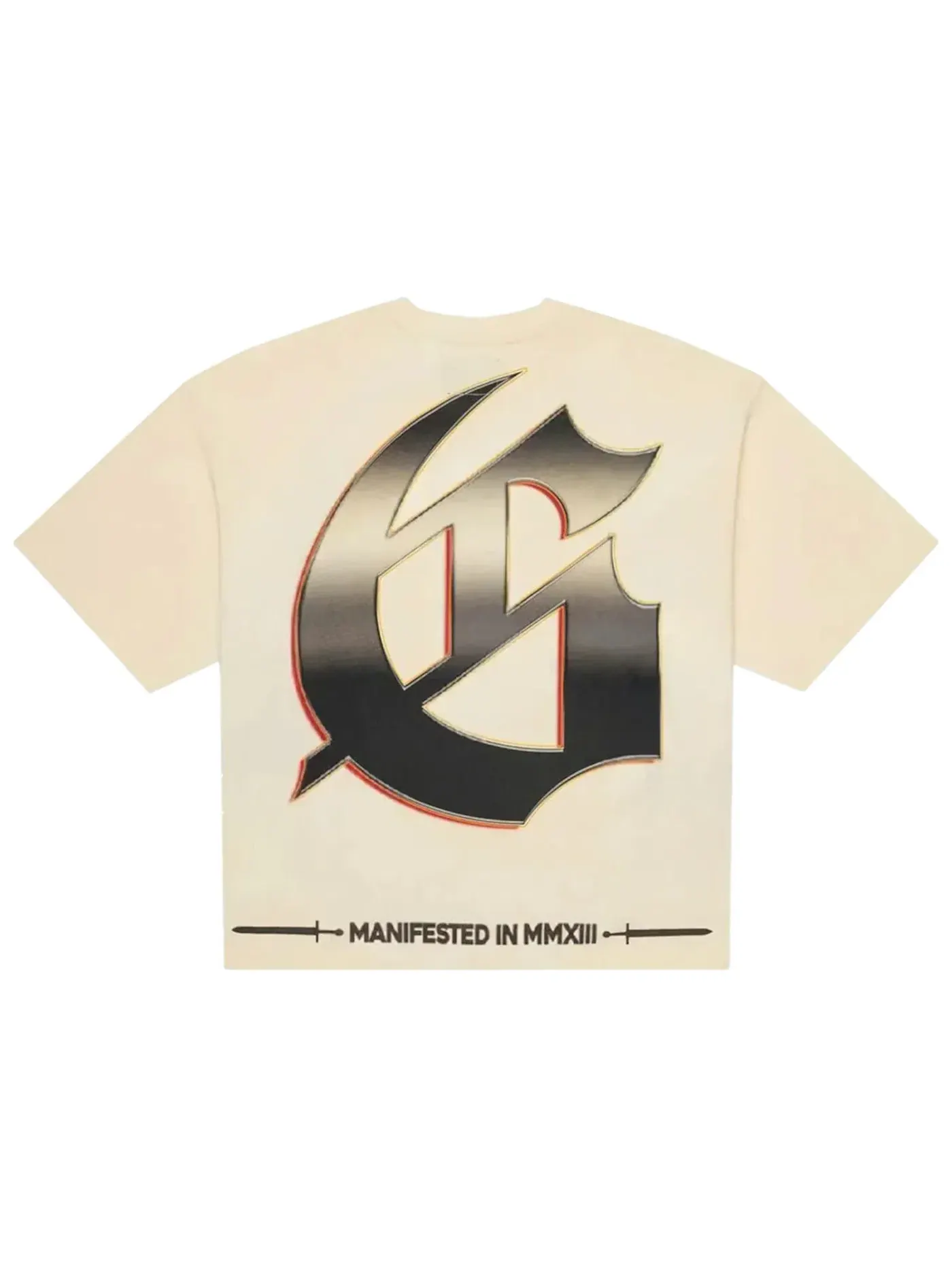 Мужская футболка с принтом Godspeed T-shirt — изображение 2 из 2, серый