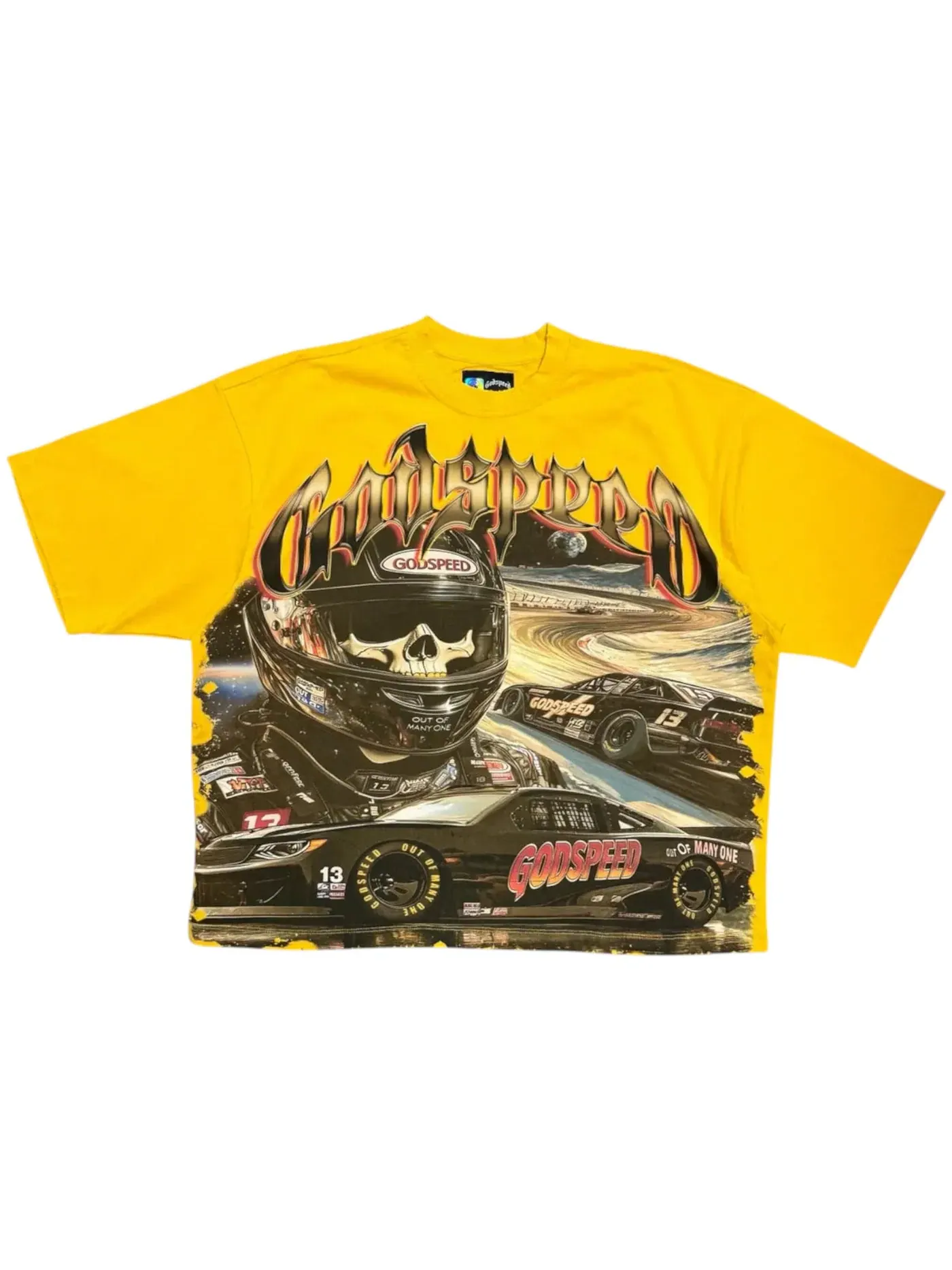 Мужская футболка с длинным рукавом T-shirt Godspeed — изображение 1 из 1, желтый