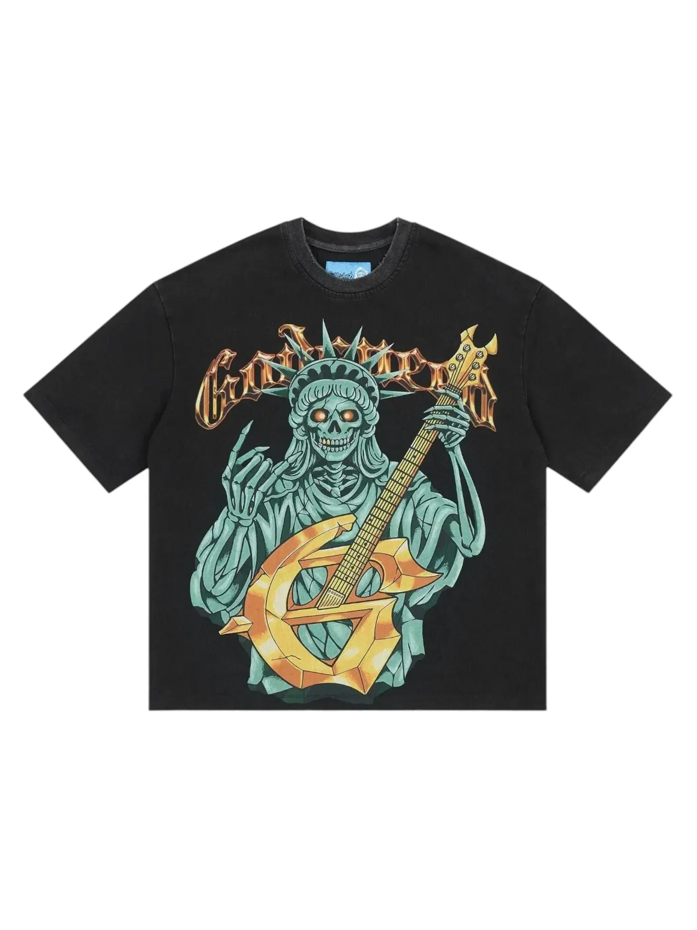 Мужская футболка с принтом Godspeed T-shirt — изображение 1 из 3, черный