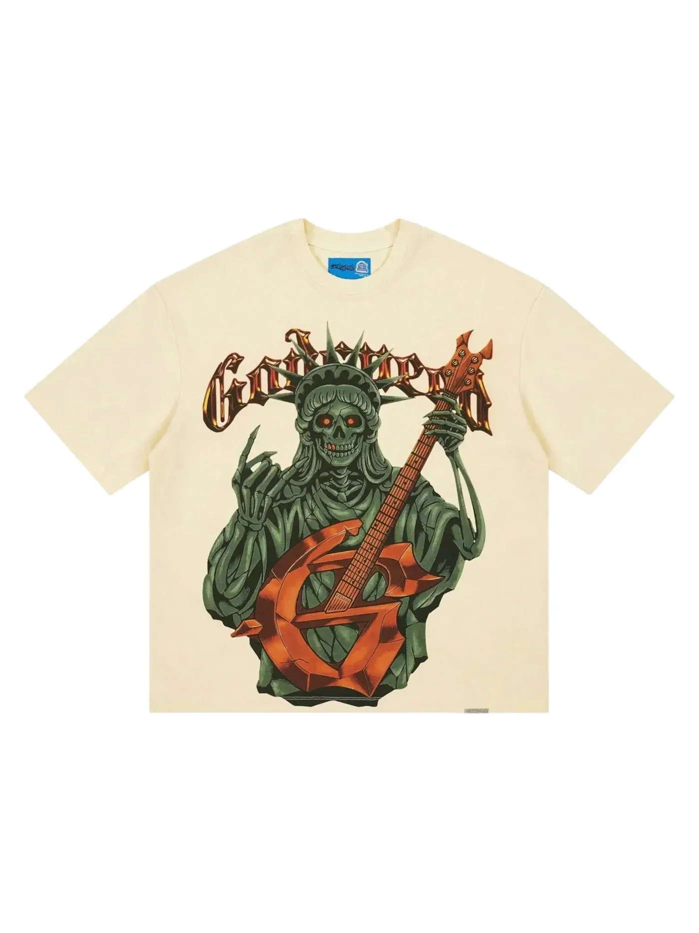 Мужская футболка с принтом Godspeed Liberty Rock NG T-shirt — изображение 1 из 3, кость