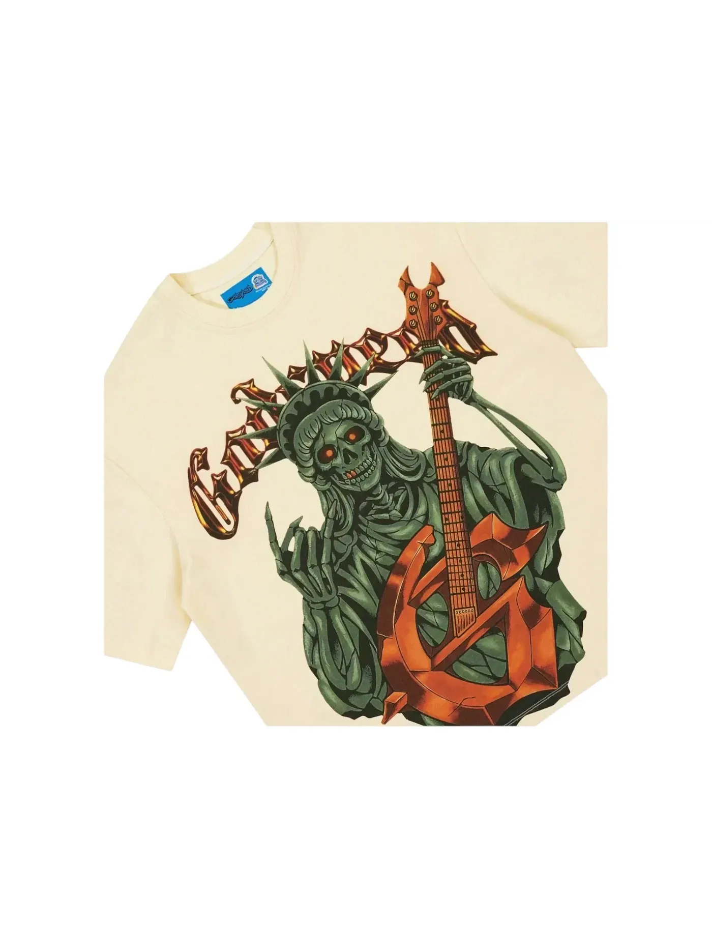 Мужская футболка с принтом Godspeed Liberty Rock NG T-shirt — изображение 3 из 3, кость