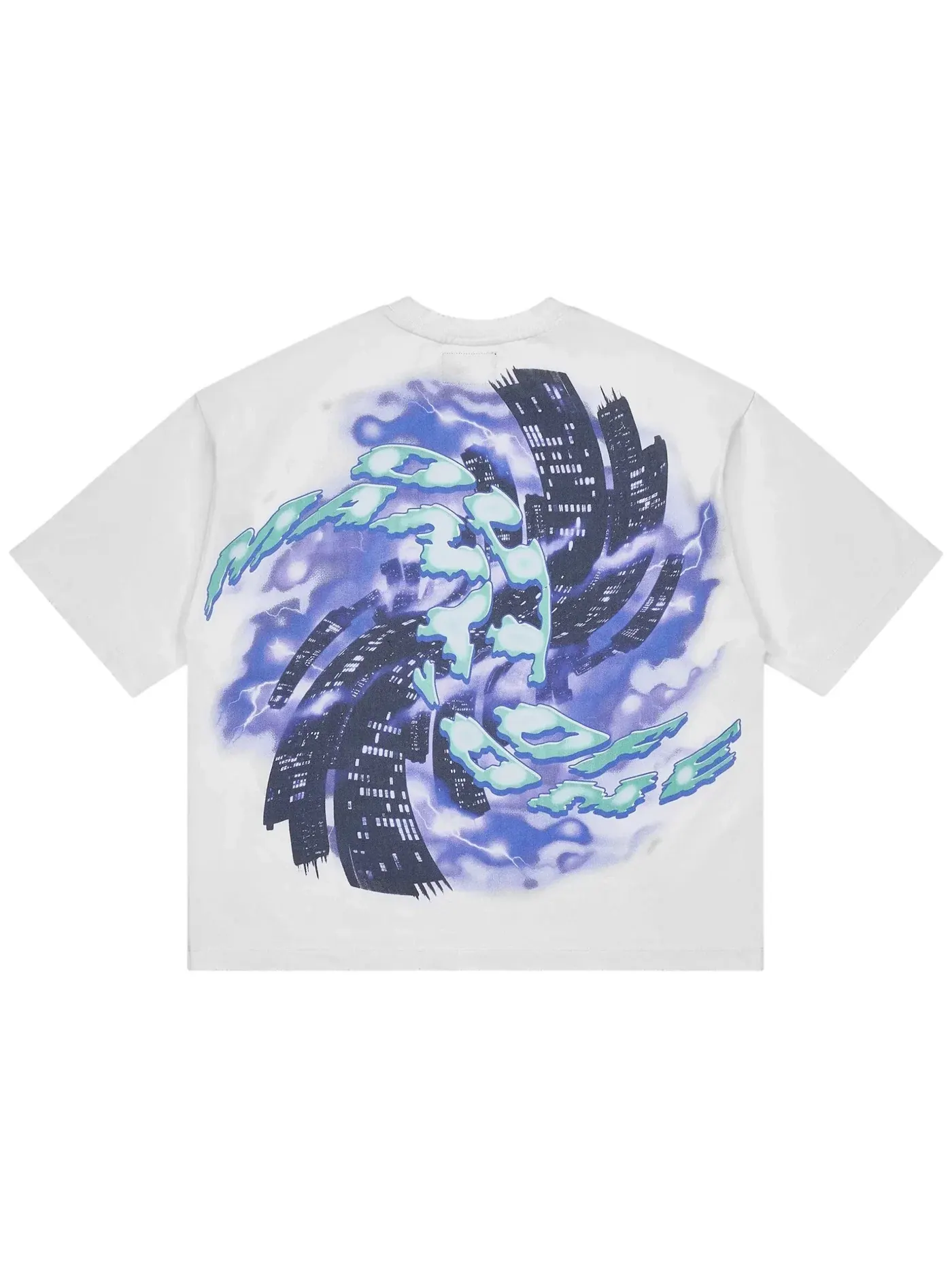 Мужская футболка с принтом Godspeed Liberty Tears T-Shirt Snow — изображение 2 из 2, белый