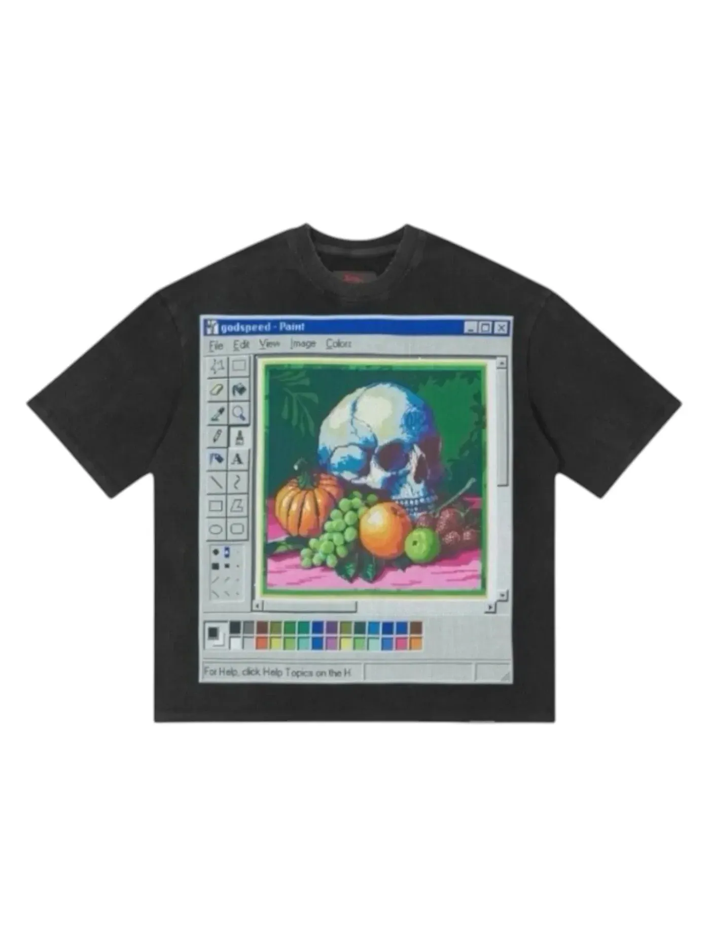 Мужская футболка с принтом Godspeed Nexus T-shirt — изображение 1 из 2, серый