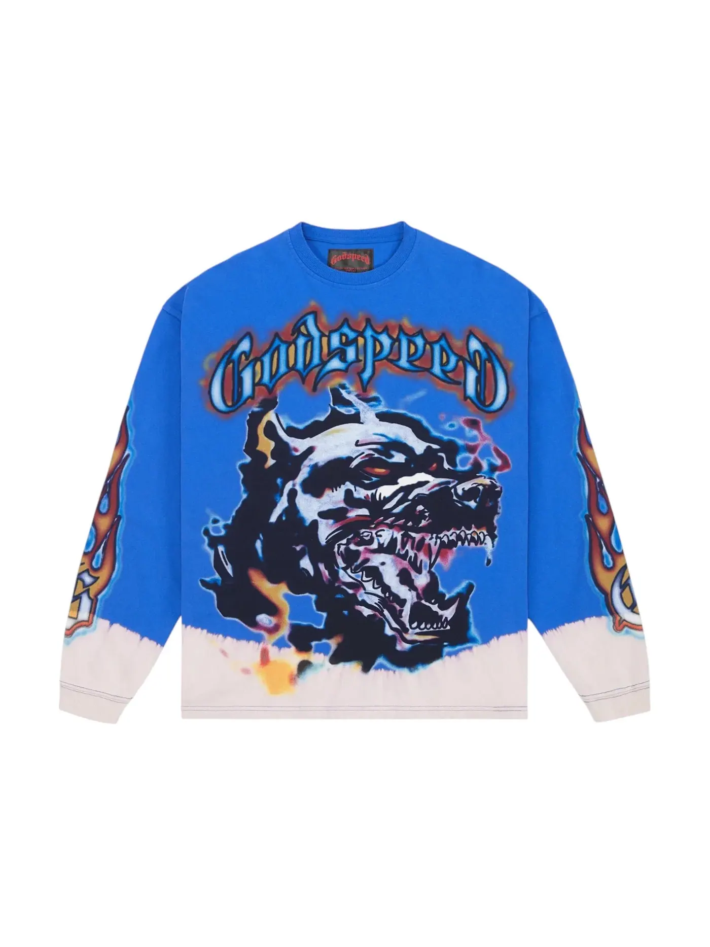 Мужская футболка с длинным рукавом Godspeed Off The Leash L/S T-shirt — изображение 1 из 2, королевский