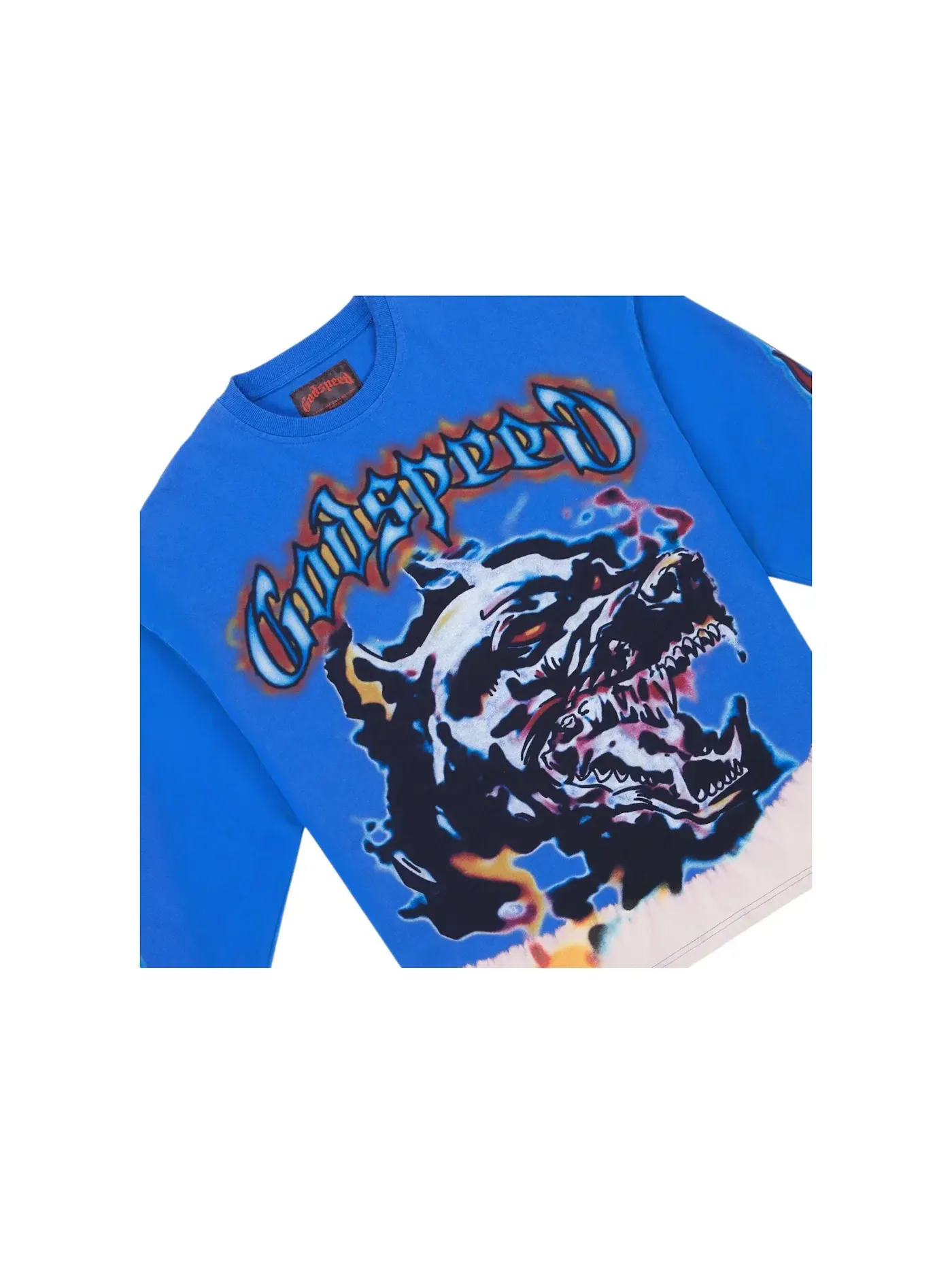 Мужская футболка с длинным рукавом Godspeed Off The Leash L/S T-shirt — изображение 2 из 2, королевский