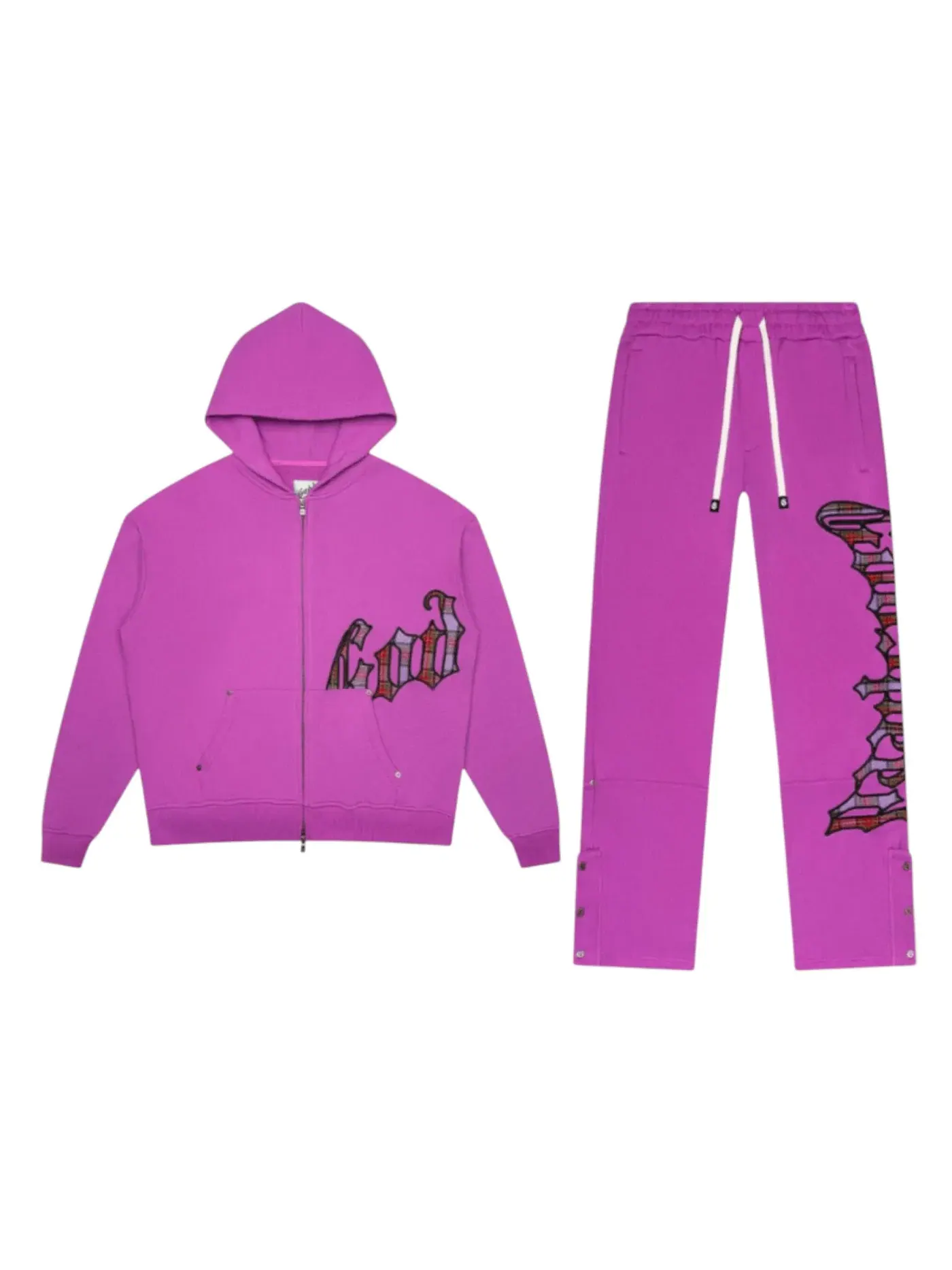 Мужской спортивный костюм с принтом Sweatsuit Godspeed — изображение 1 из 1, розовый