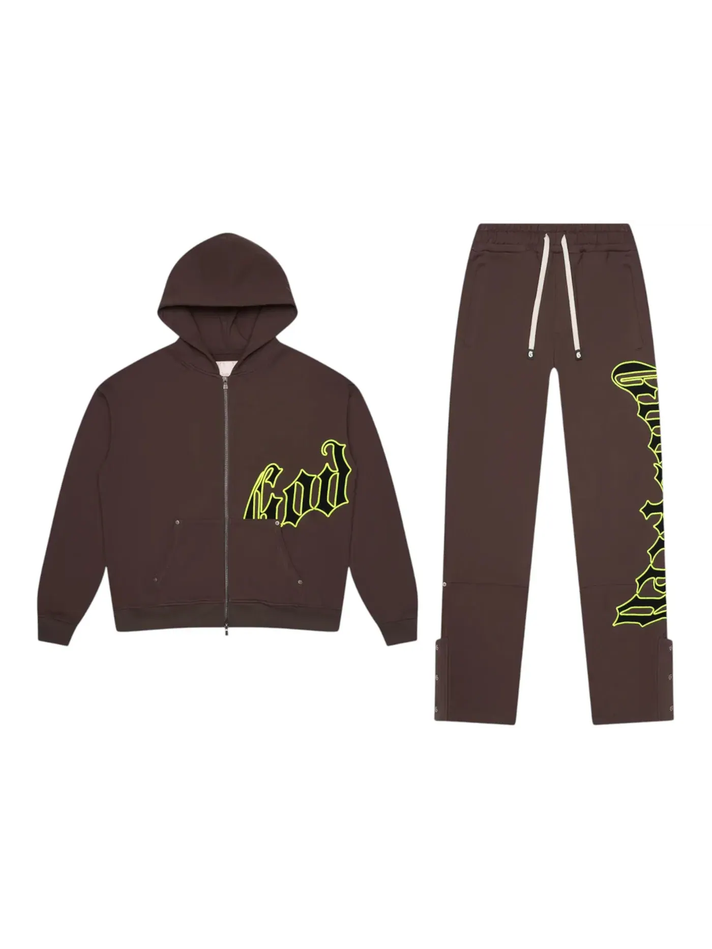 Мужской спортивный костюм с принтом Sweatsuit Godspeed — изображение 1 из 1, серый