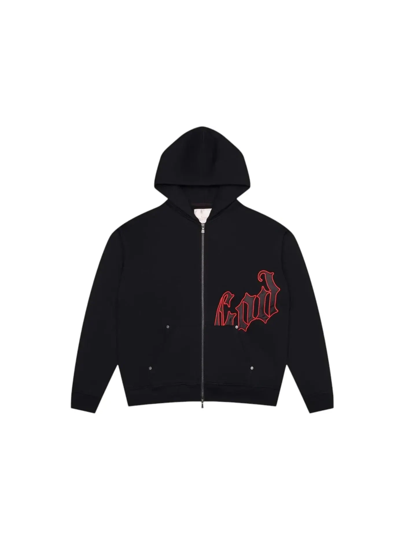 Мужской спортивный костюм с принтом Sweatsuit Godspeed — изображение 2 из 2, черный/красный