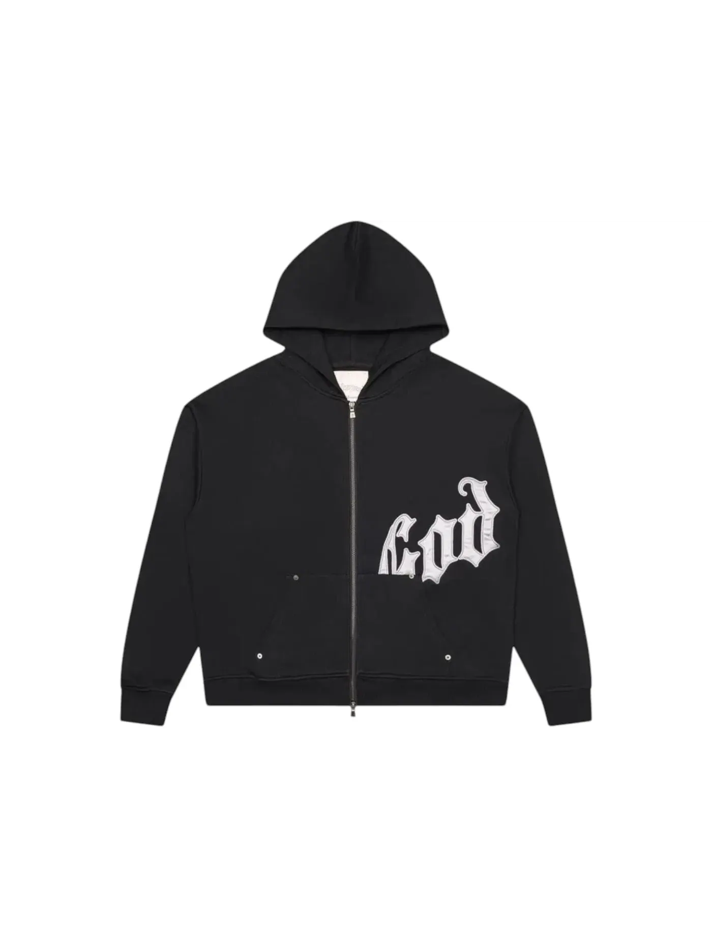 Мужской комплект из худи и спортивных штанов с принтом Sweatsuit Godspeed — изображение 2 из 2, черный/серебристый