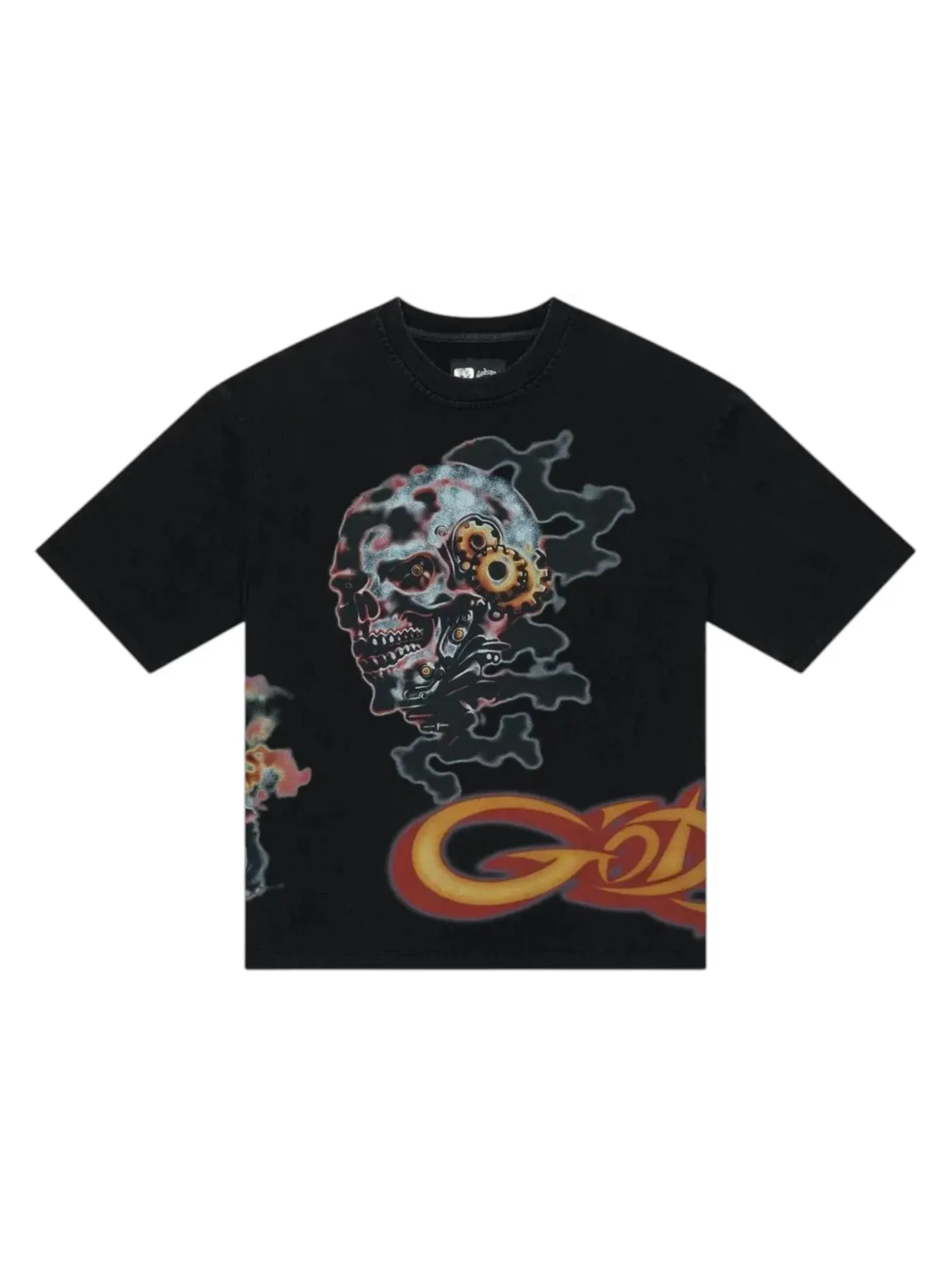 Мужская футболка с принтом Godspeed T-shirt — изображение 1 из 2, черный