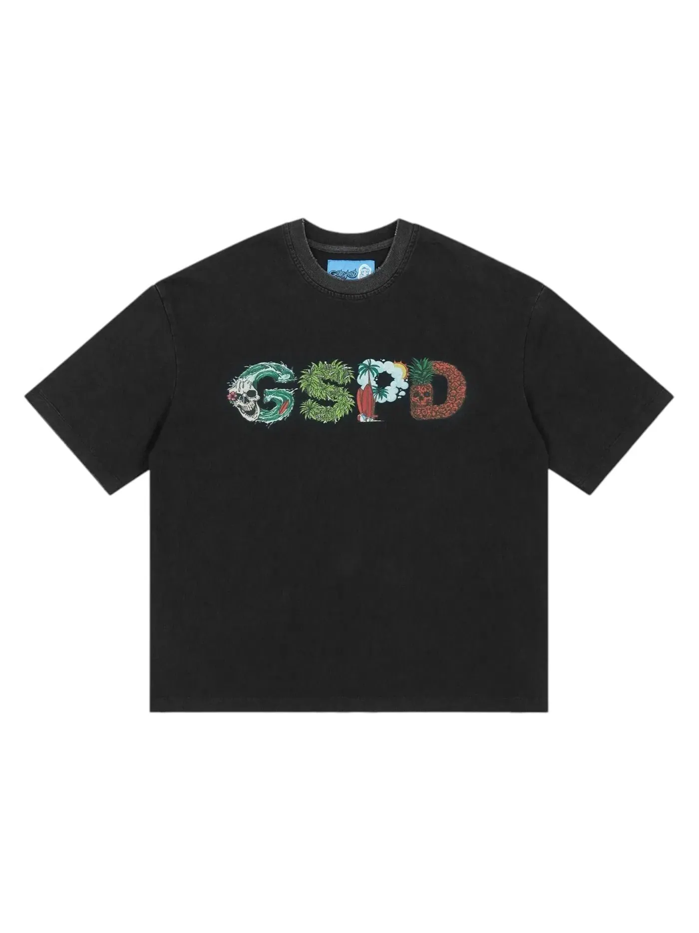 Мужская футболка с принтом Godspeed T-shirt — изображение 1 из 2, черный