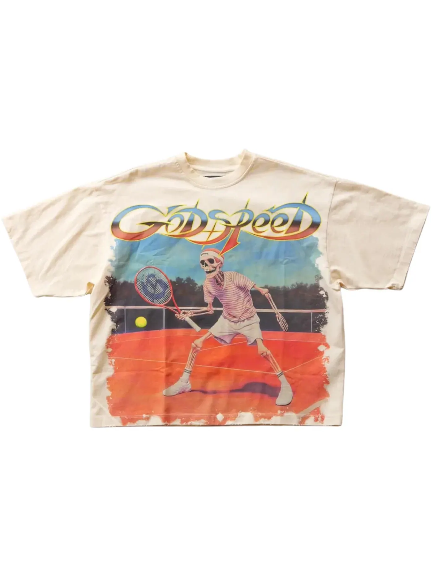 Мужская футболка с принтом Godspeed T-shirt — изображение 1 из 2, кость