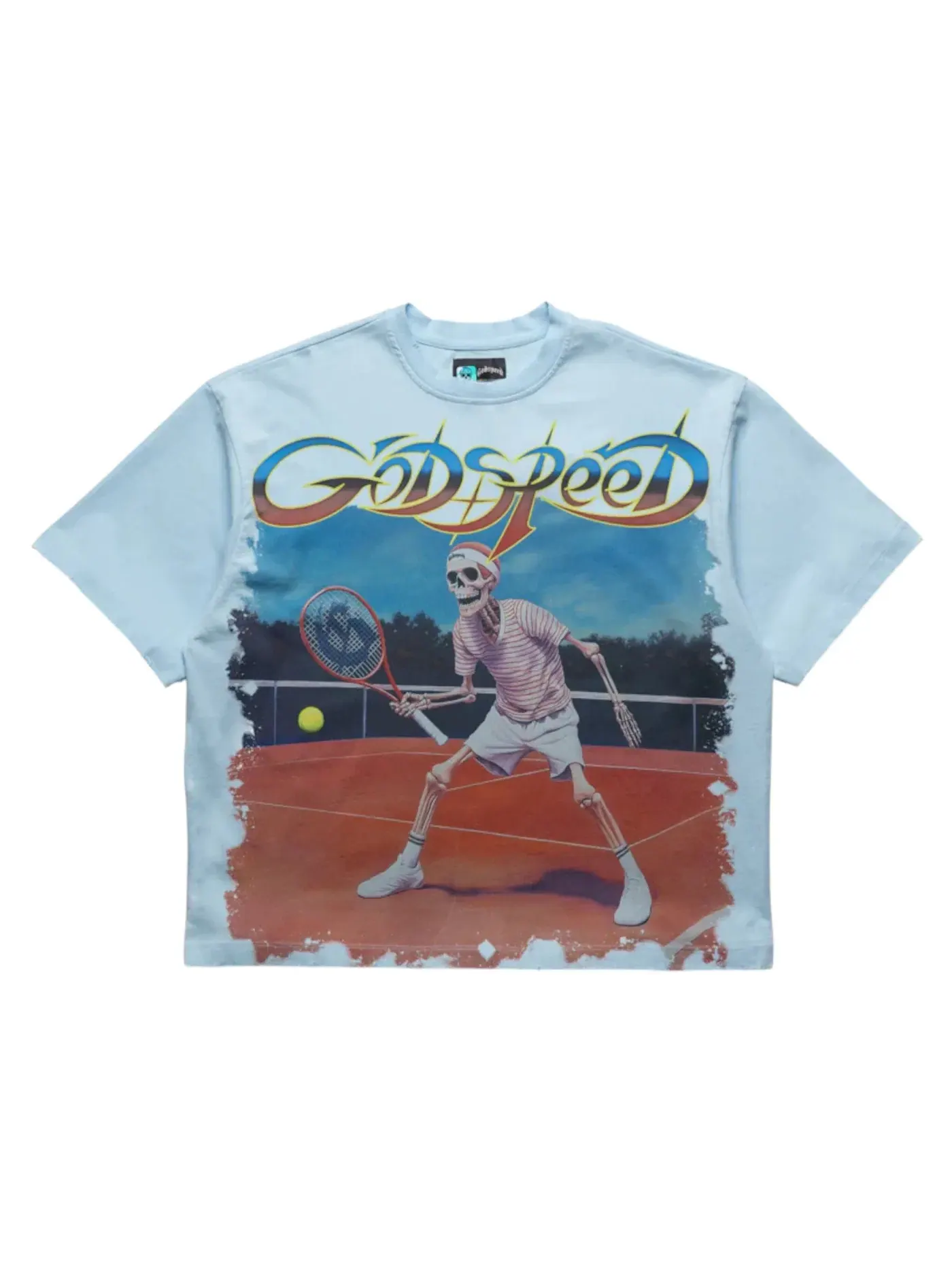 Мужская футболка хлопковая Godspeed T-shirt — изображение 1 из 2, ледяной