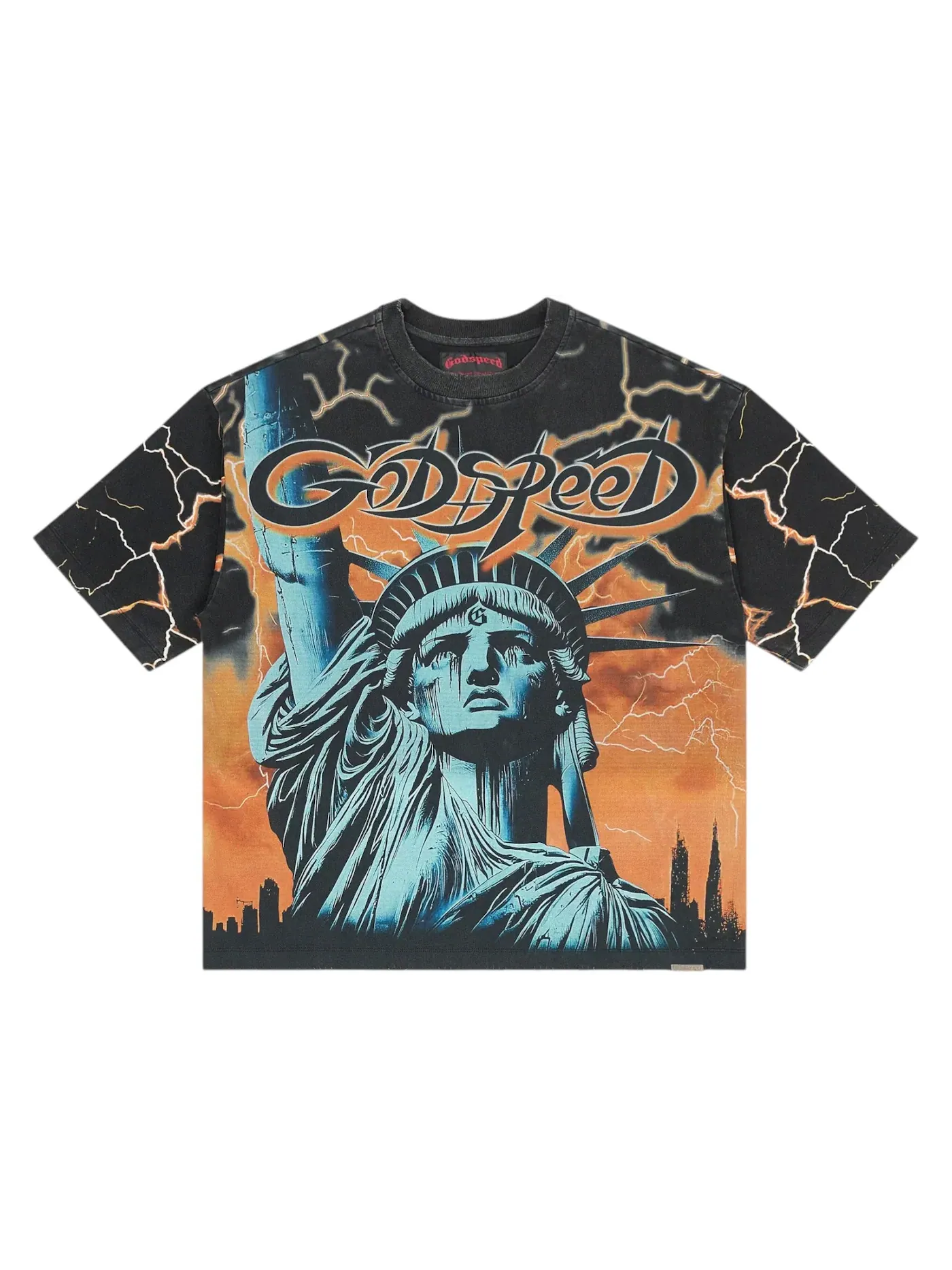 Мужская футболка с коротким рукавом Godspeed Voltage T-shirt — изображение 1 из 1, оранжевый