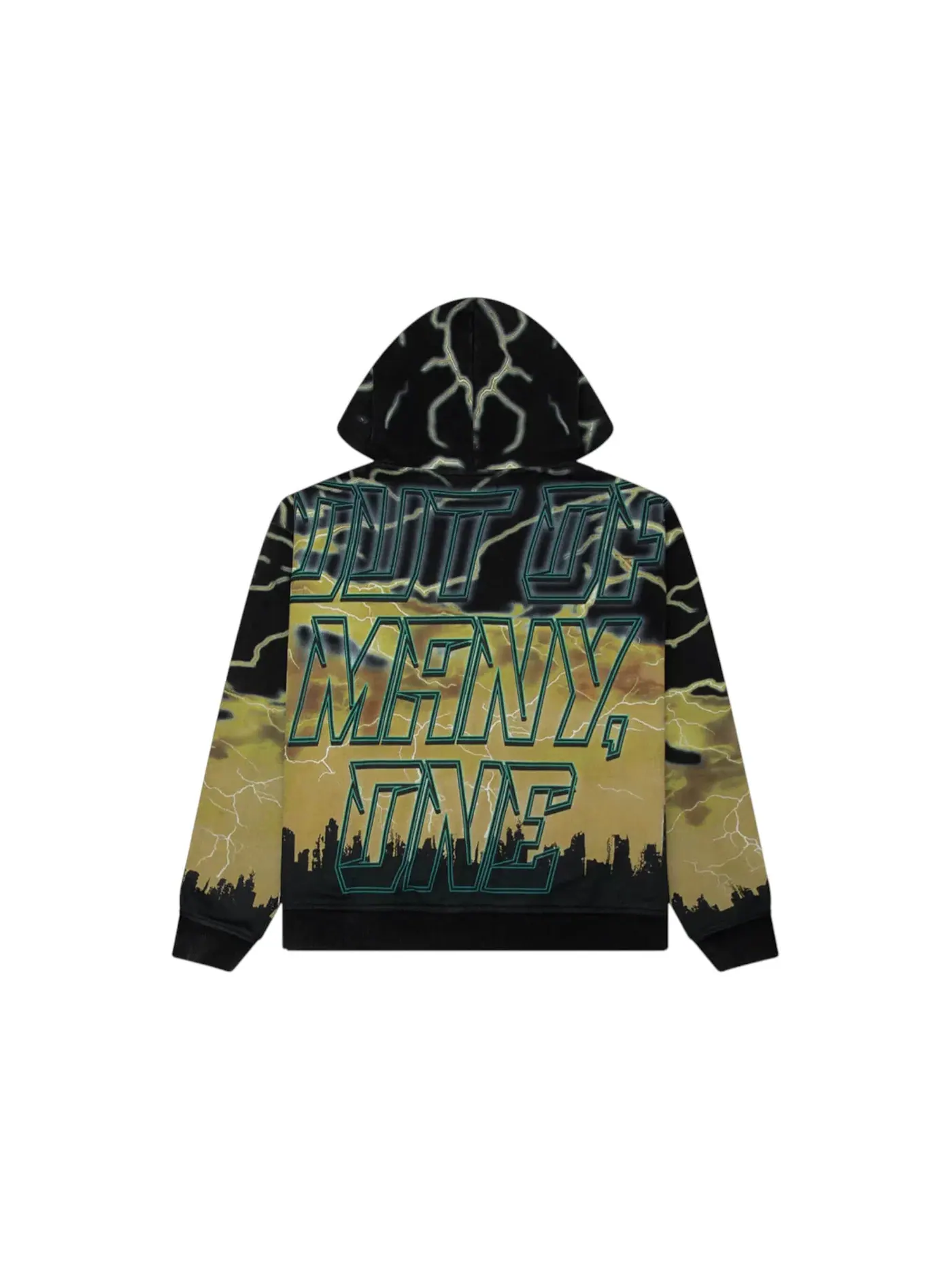 Мужская худи с молнией Voltage Zip V2 Hoodie Godspeed — изображение 2 из 2, желтый