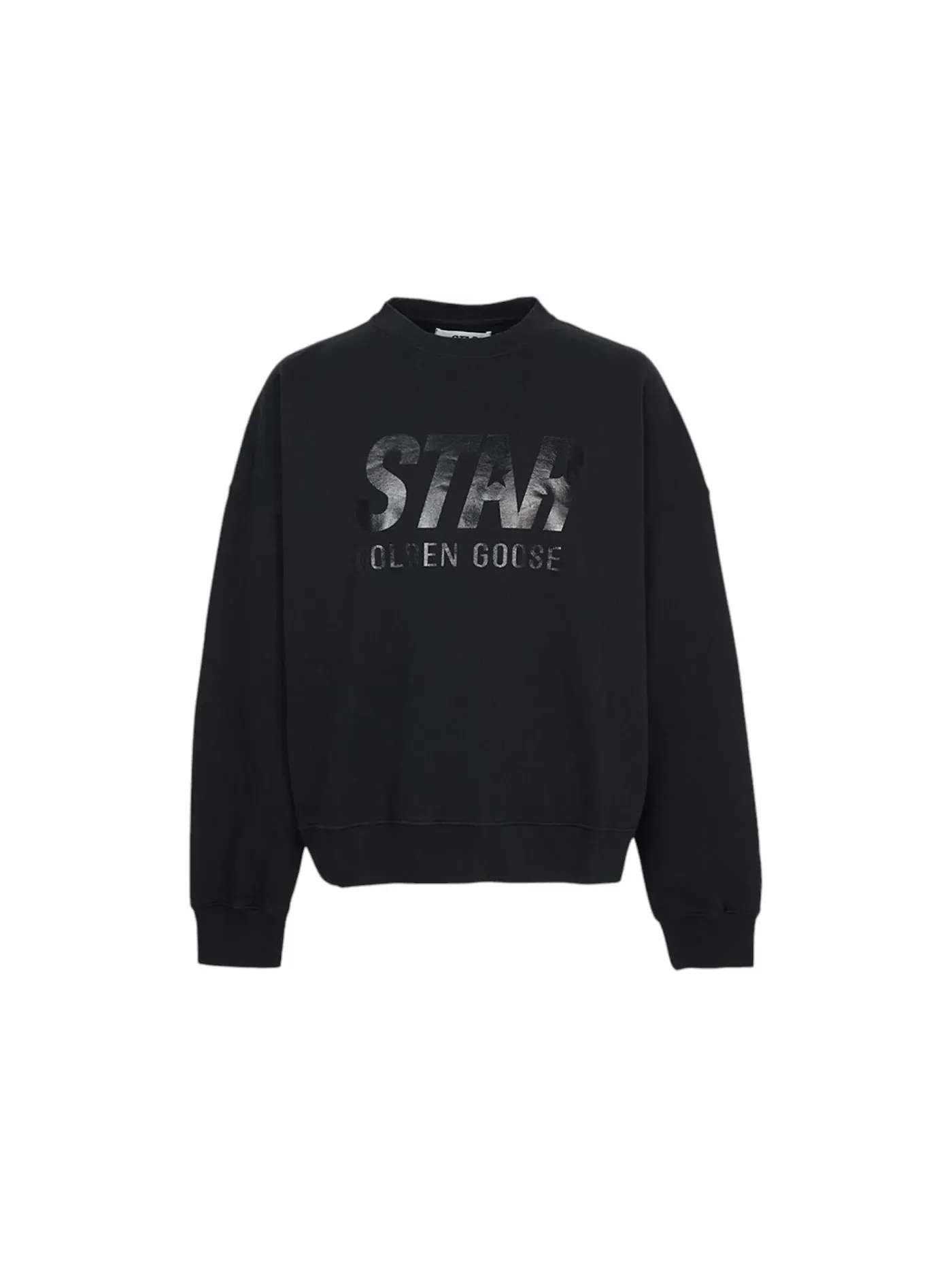 Мужской свитшот с логотипом Sweatshirt Golden Goose — изображение 1 из 1, черный