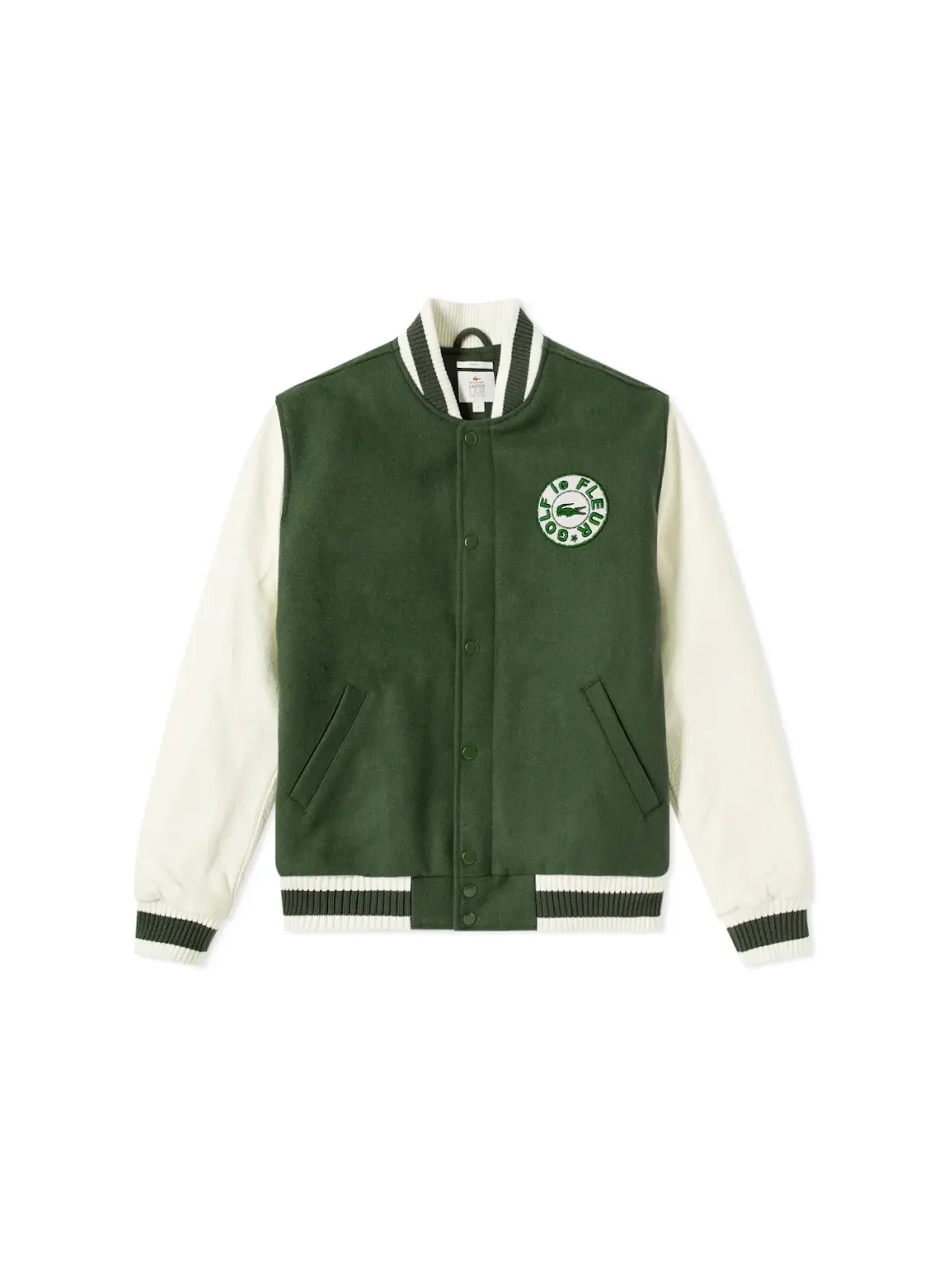 Мужская куртка с принтом GOLF Le Fleur Lacoste Teddy Jacket