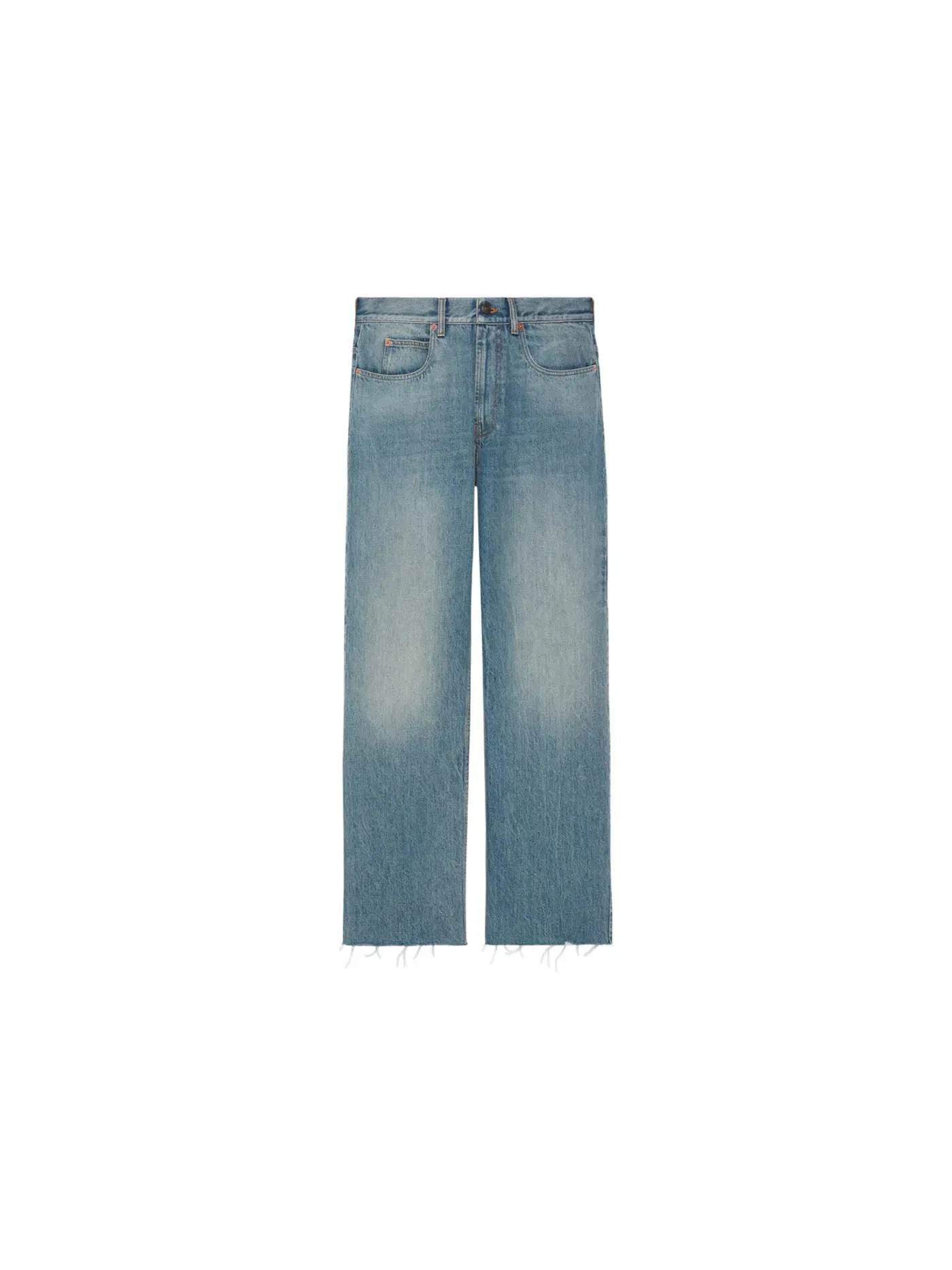 Мужские джинсы прямого кроя Gucci Pant — изображение 1 из 1, светлый синий