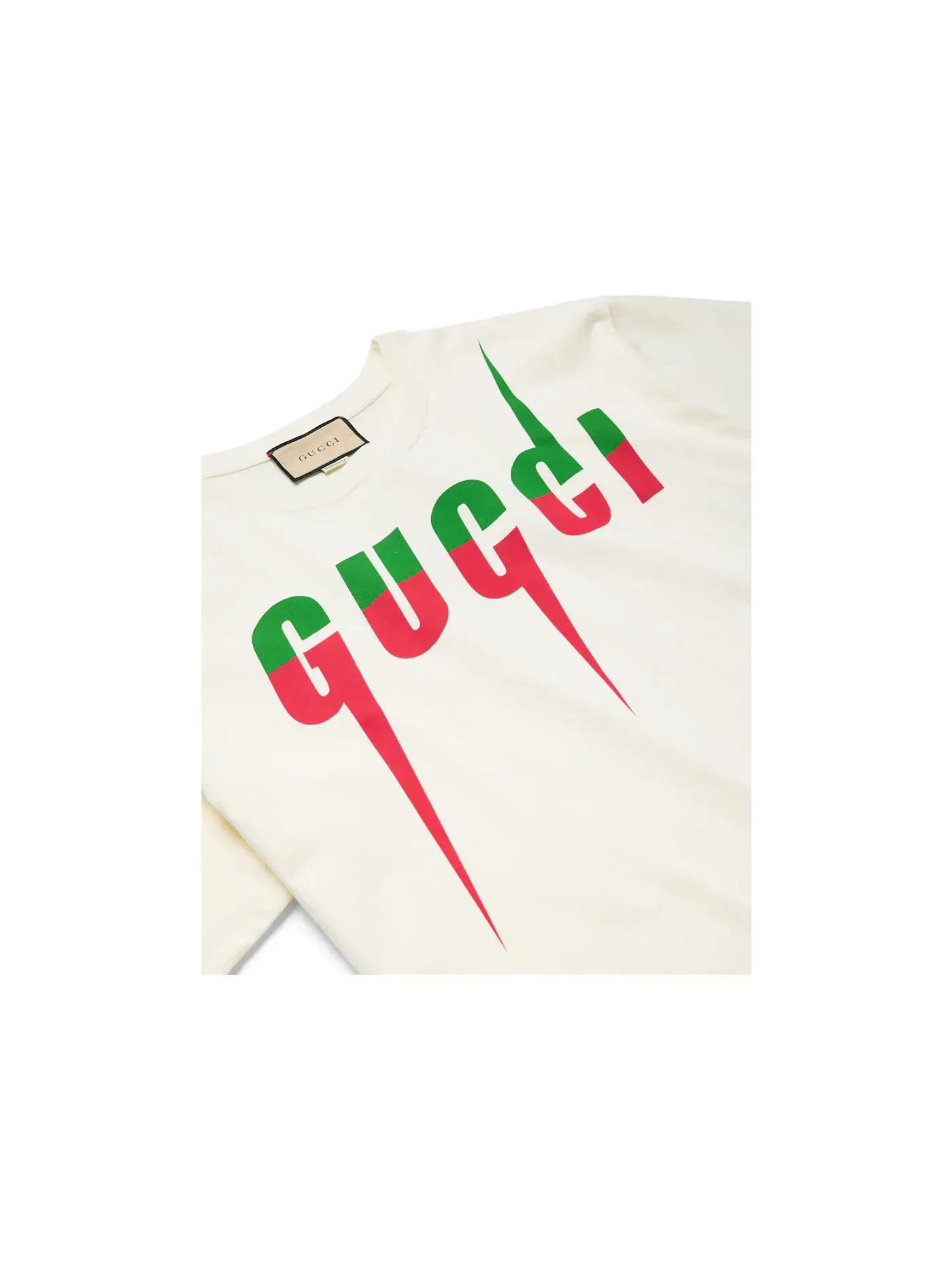 Мужская футболка с принтом Gucci Blade Gucci — изображение 2 из 5, белый
