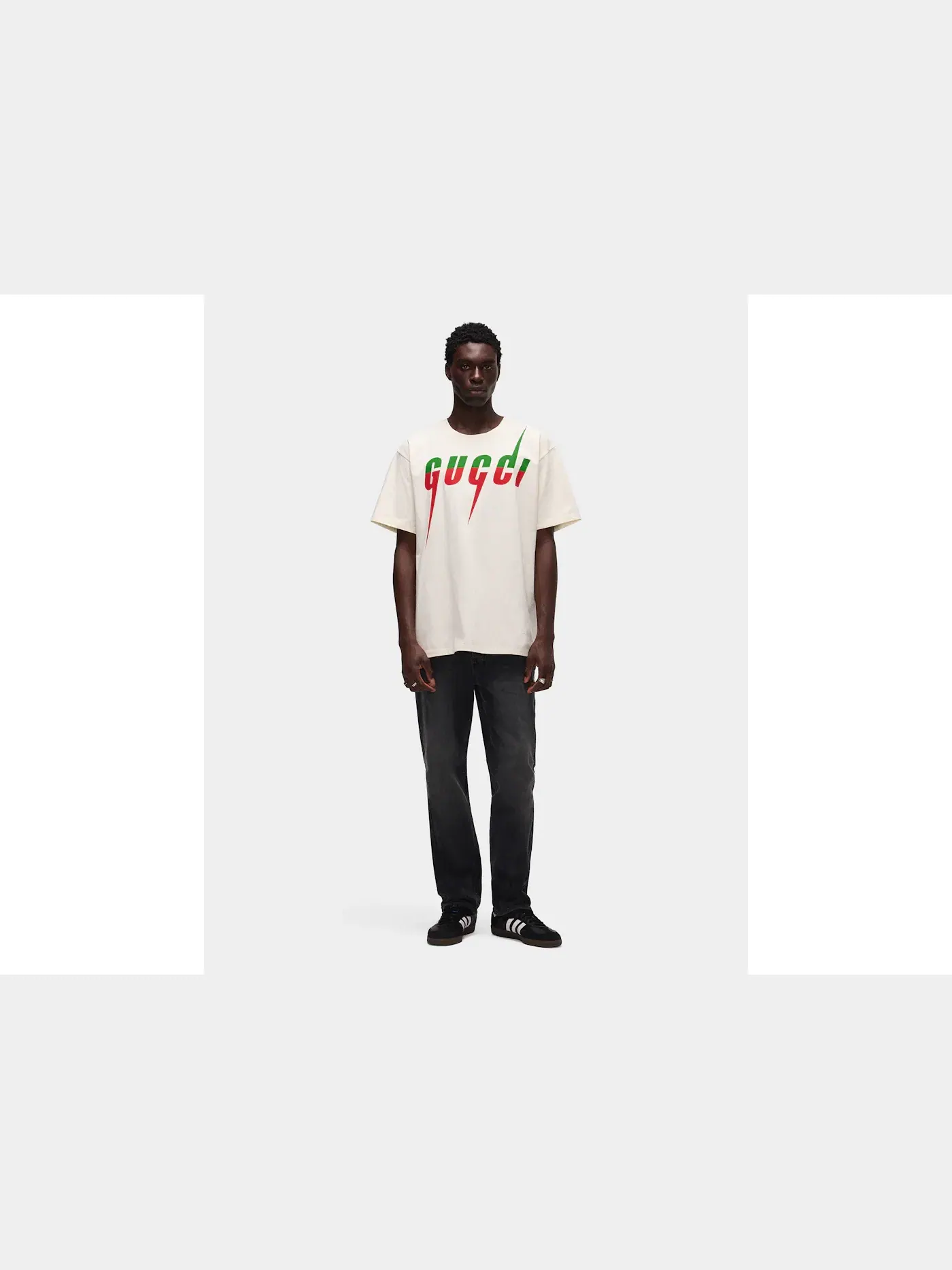 Мужская футболка с принтом Gucci Blade Gucci — изображение 5 из 5, белый