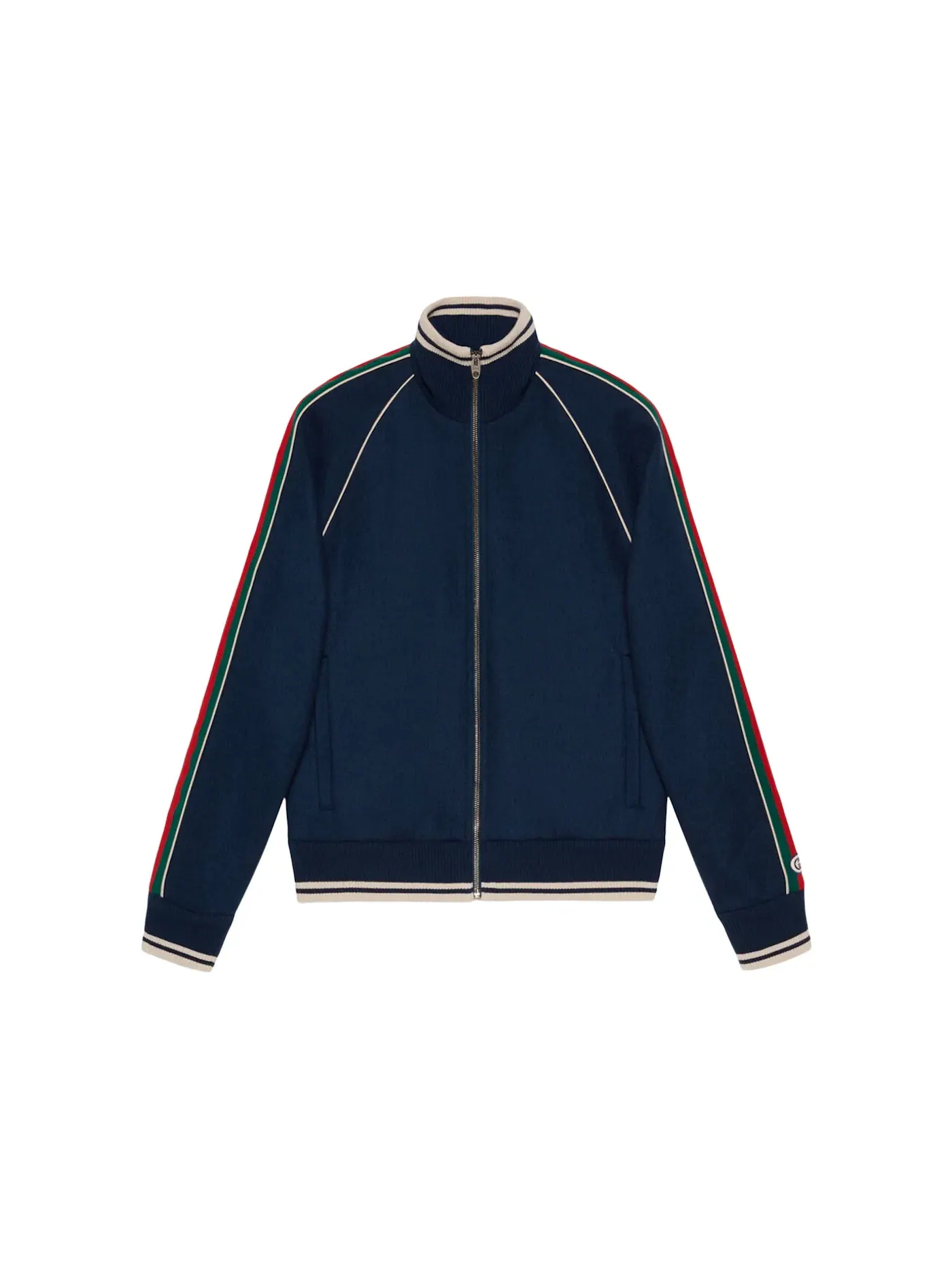 Мужская куртка-бомбер с застежкой-молнией Gucci Navy — изображение 1 из 1