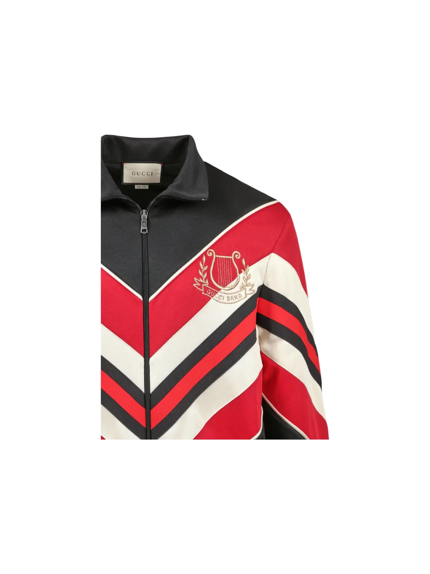 Мужская куртка с принтом Jacket Gucci — изображение 3 из 3, черный/красный