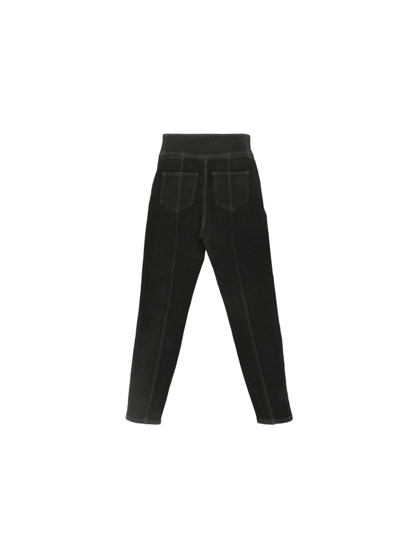 Женские джинсы с отделкой шипами Pant with Studs Gucci — изображение 2 из 3, черный золотистый