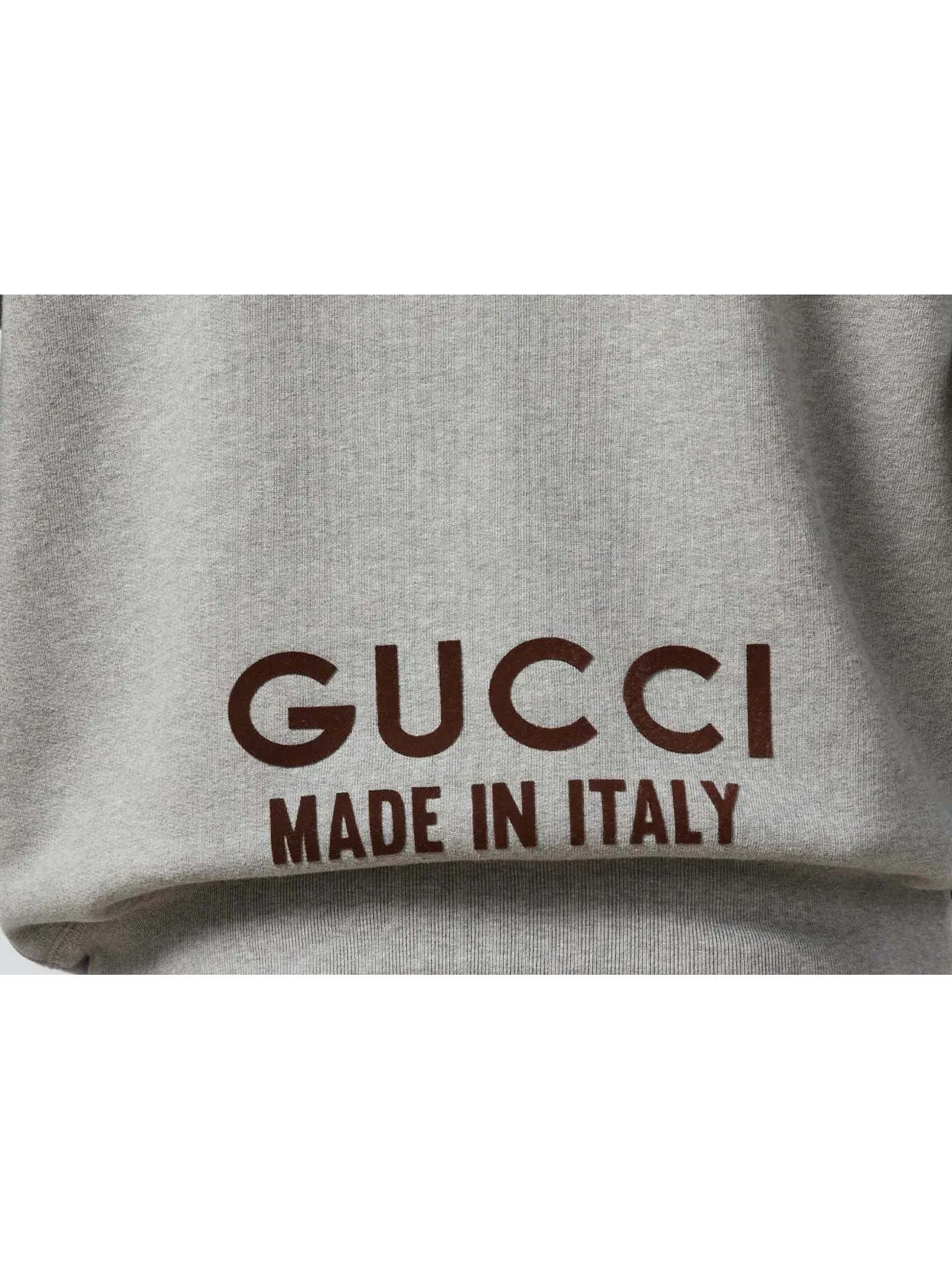 Мужская худи с принтом Gucci — изображение 2 из 2, серый