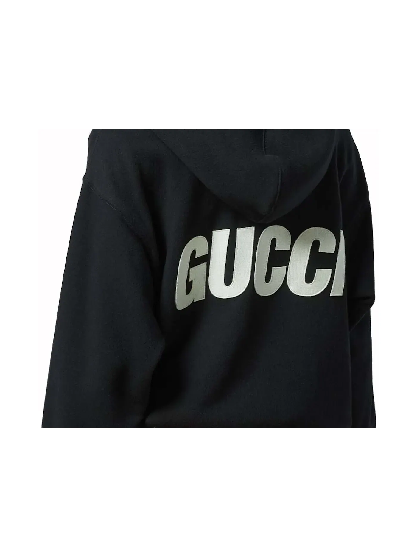 Женский худи с принтом Gucci Sweatshirt — изображение 2 из 2, черный