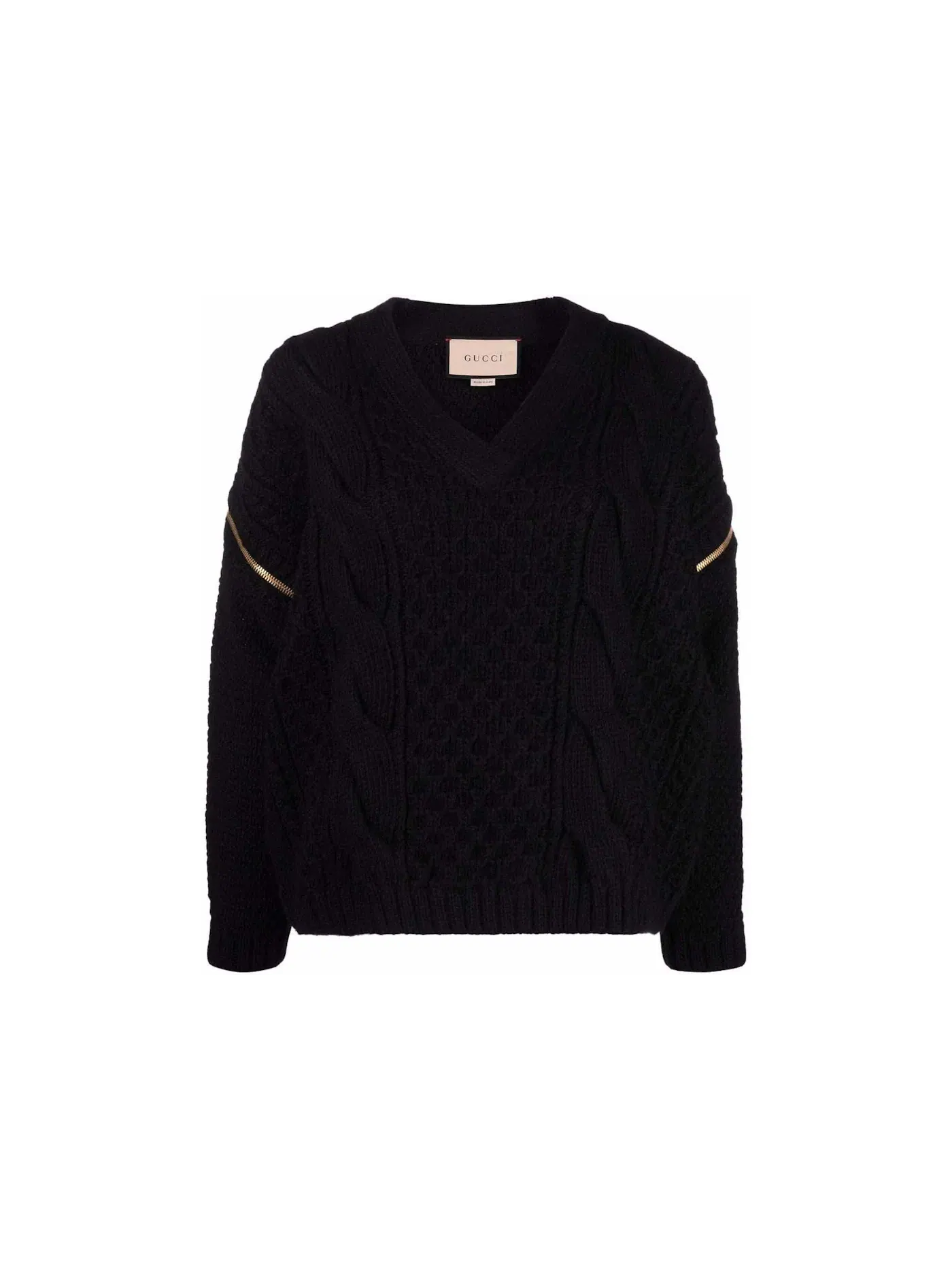 Женский свитшот с отстегивающимися рукавами Sweatshirt Gucci — изображение 1 из 1, черный