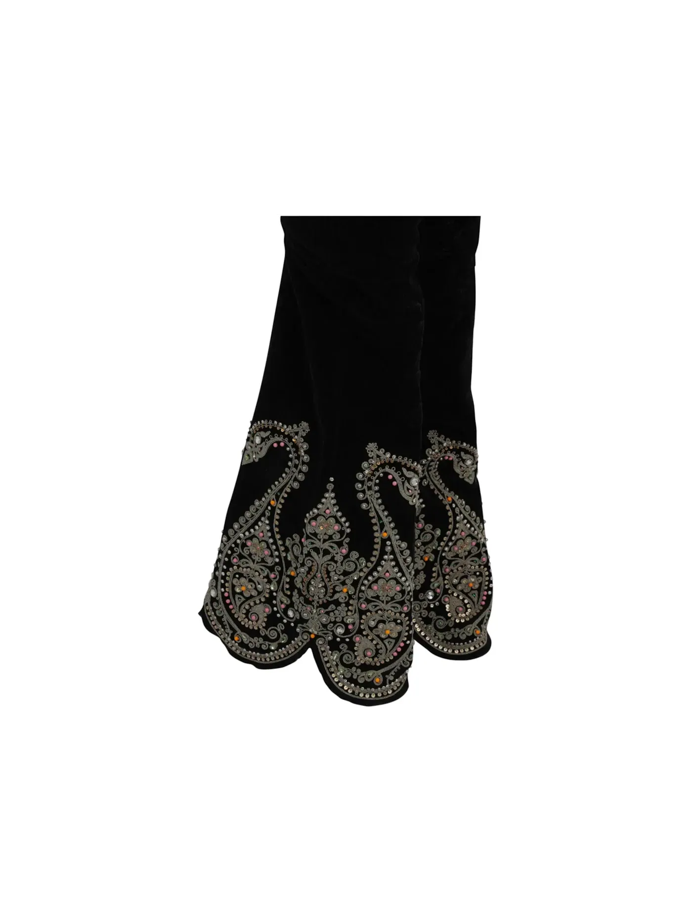 Мужские брюки из вельвета с вышивкой Gucci — 3