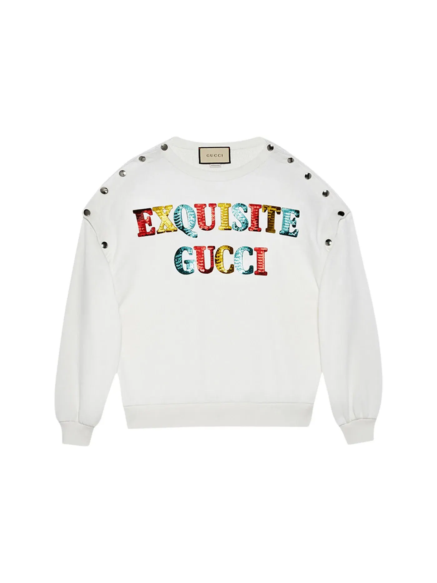 Женский свитшот с принтом Exquisite Gucci Gucci — изображение 1 из 1, белый