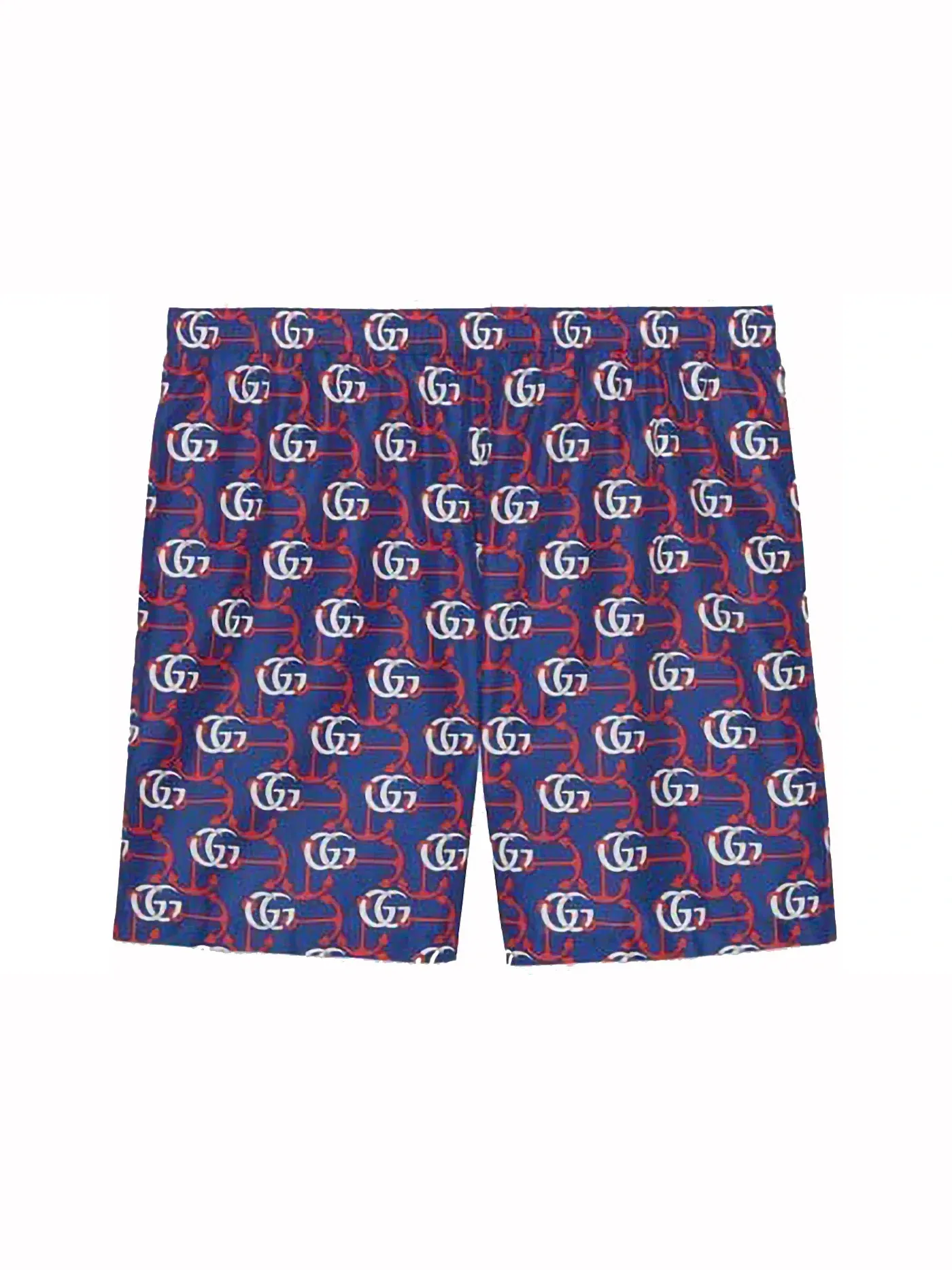 Мужские шорты для плавания с принтом Anchor Swim Shorts Gucci — изображение 1 из 1, синий
