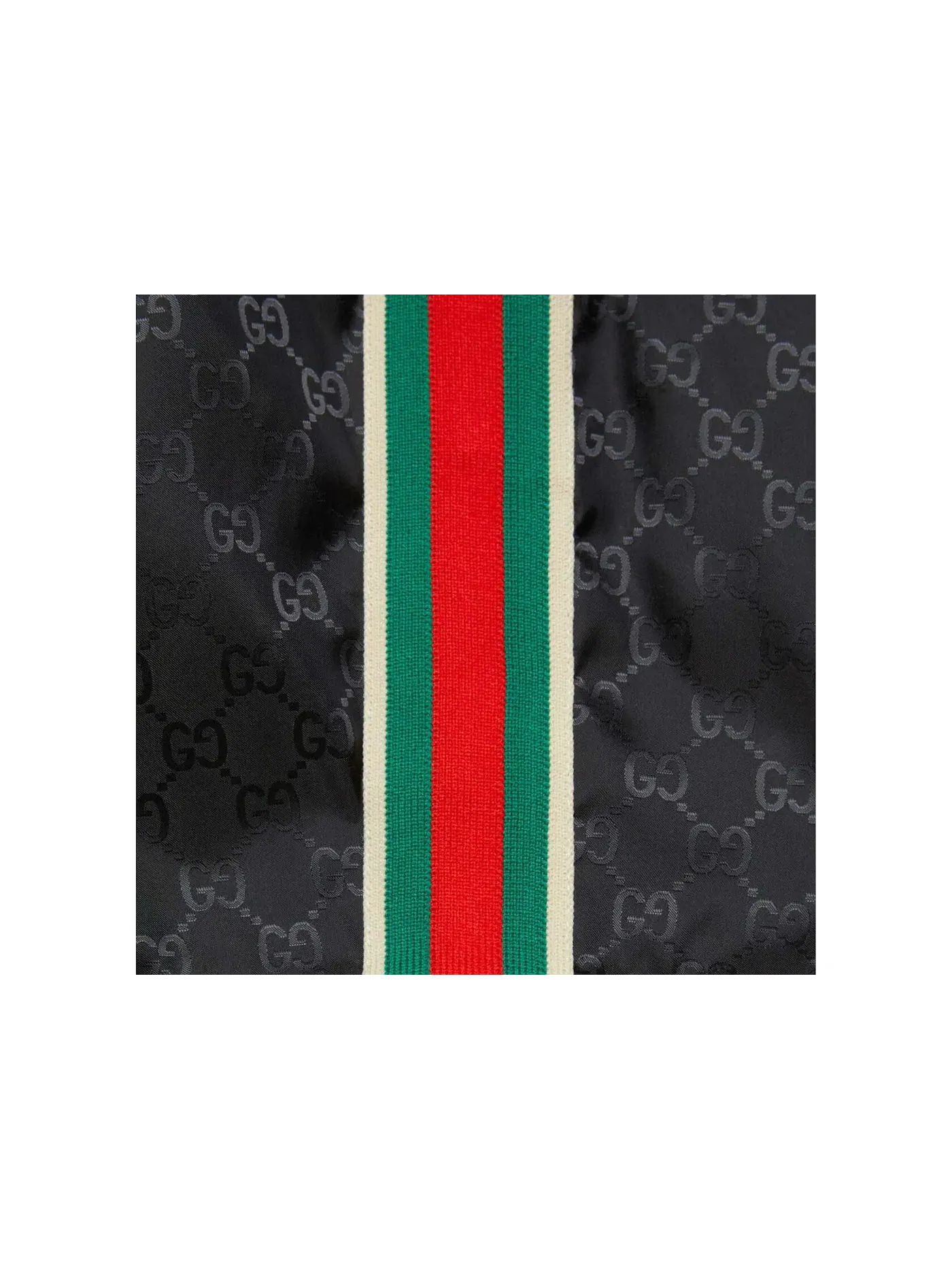 Мужские шорты для плавания из нейлона с жаккардовым узором GG Gucci — изображение 3 из 3, черный