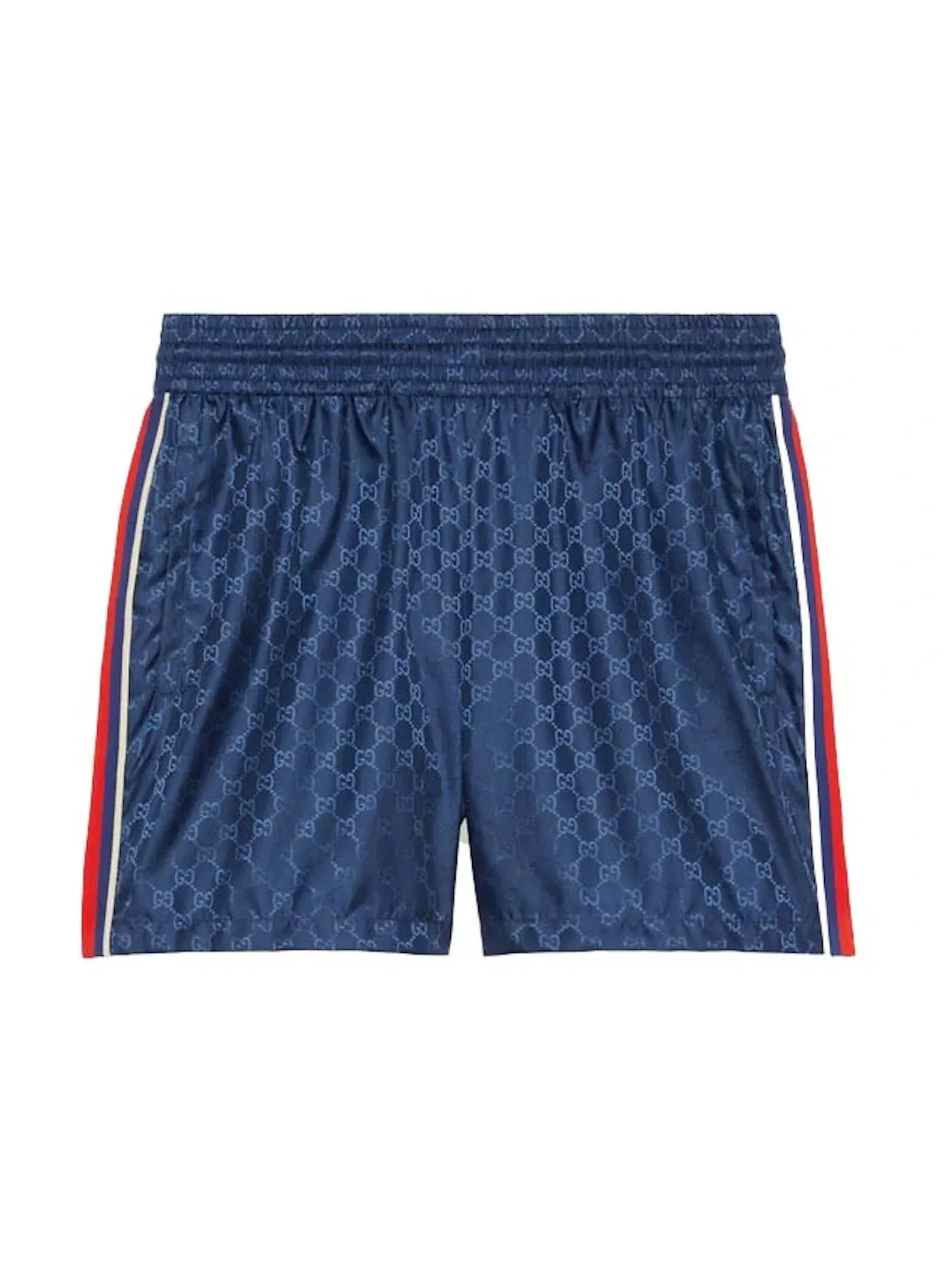 Мужские плавки с принтом GG Swim Shorts Gucci — изображение 1 из 3, синий