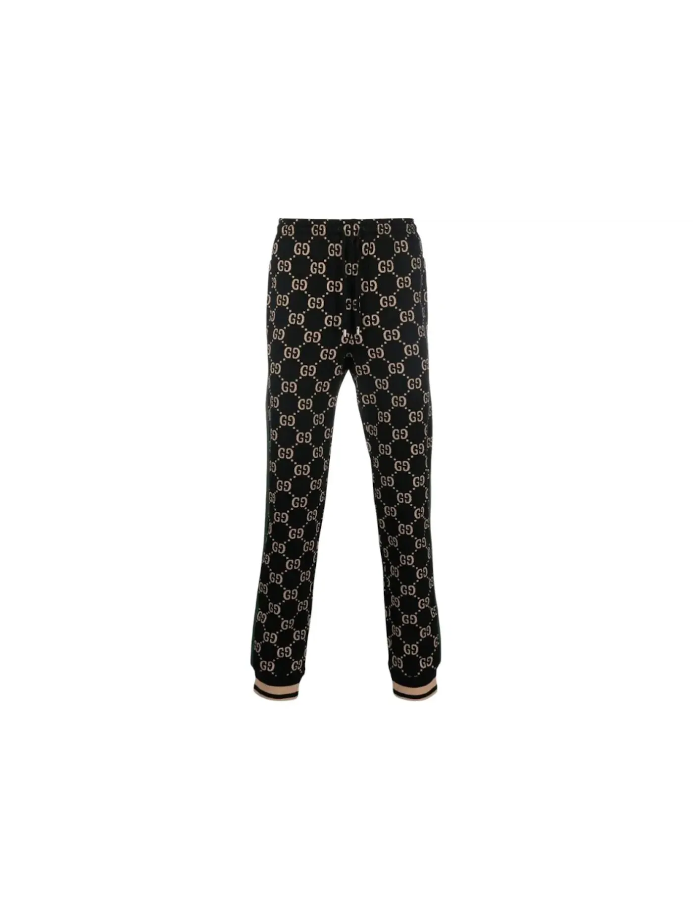 Мужские спортивные штаны с принтом Jogging Pant Gucci — изображение 1 из 2, черный мульти