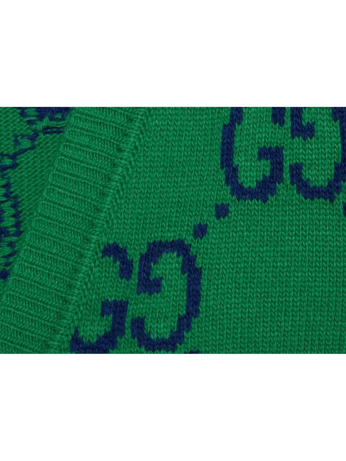 Мужской кардиган с принтом Gucci Cardigan — изображение 2 из 2, зеленый/синий