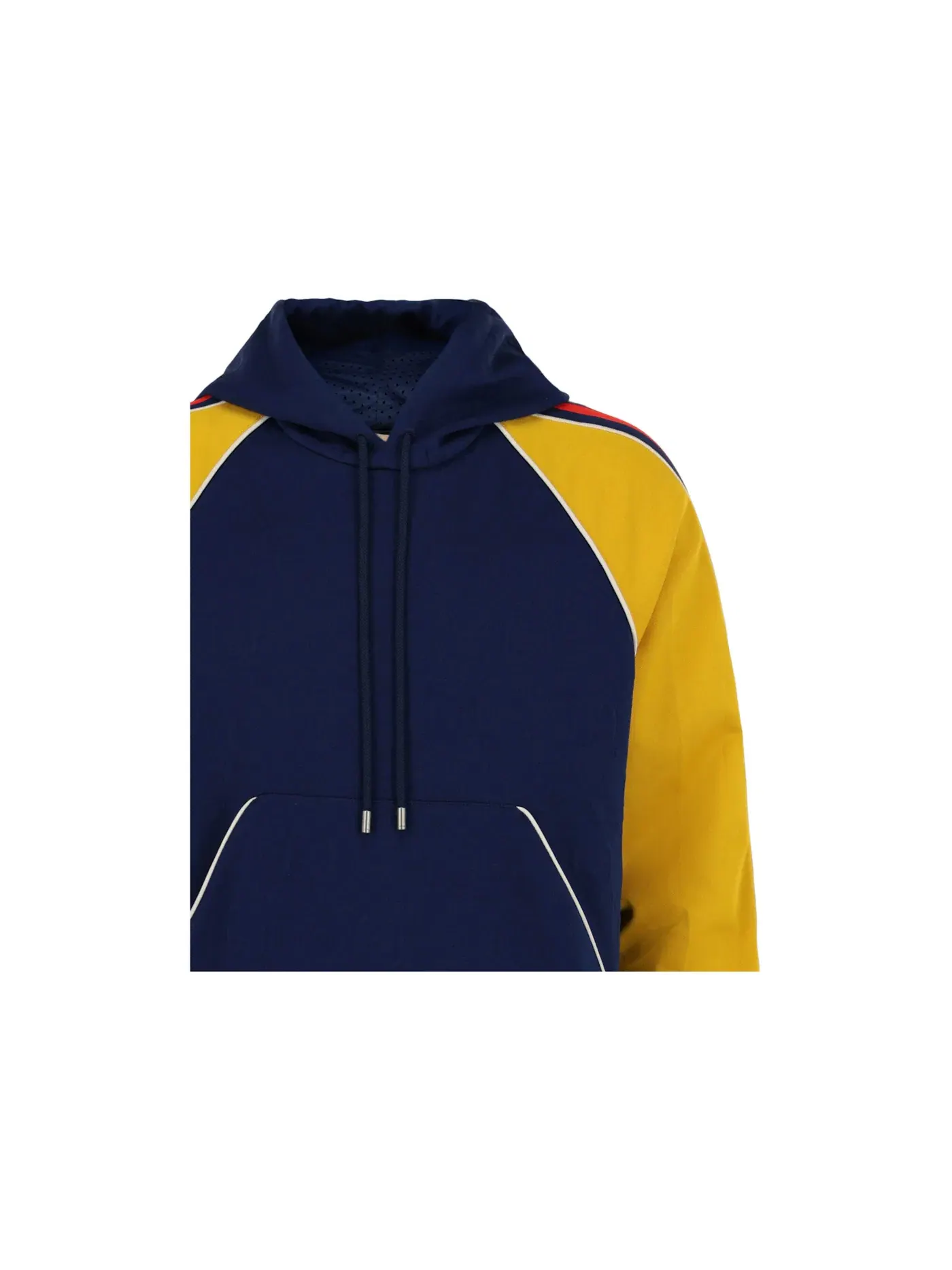 Женская худи с принтом GG Supreme Colorblock Gucci — изображение 3 из 3, синий