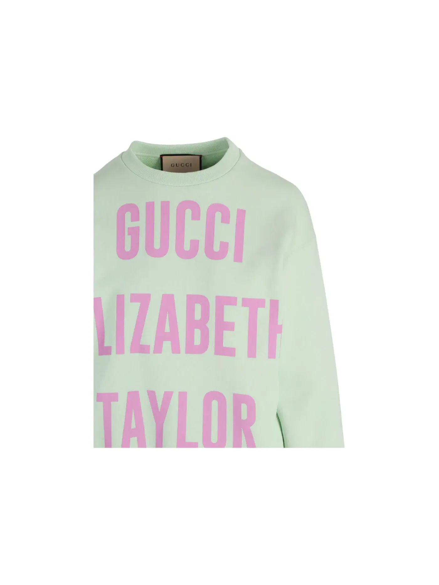 Женский свитшот с принтом Gucci Graphic Printed — изображение 3 из 3, зеленый