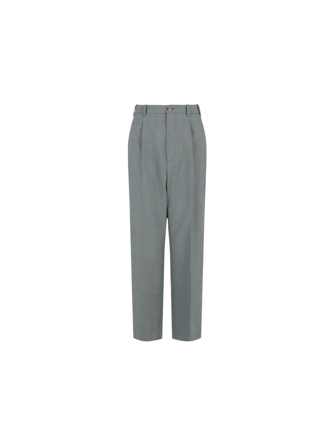 Женские брюки прямого кроя Gucci Pants — изображение 1 из 3, серый
