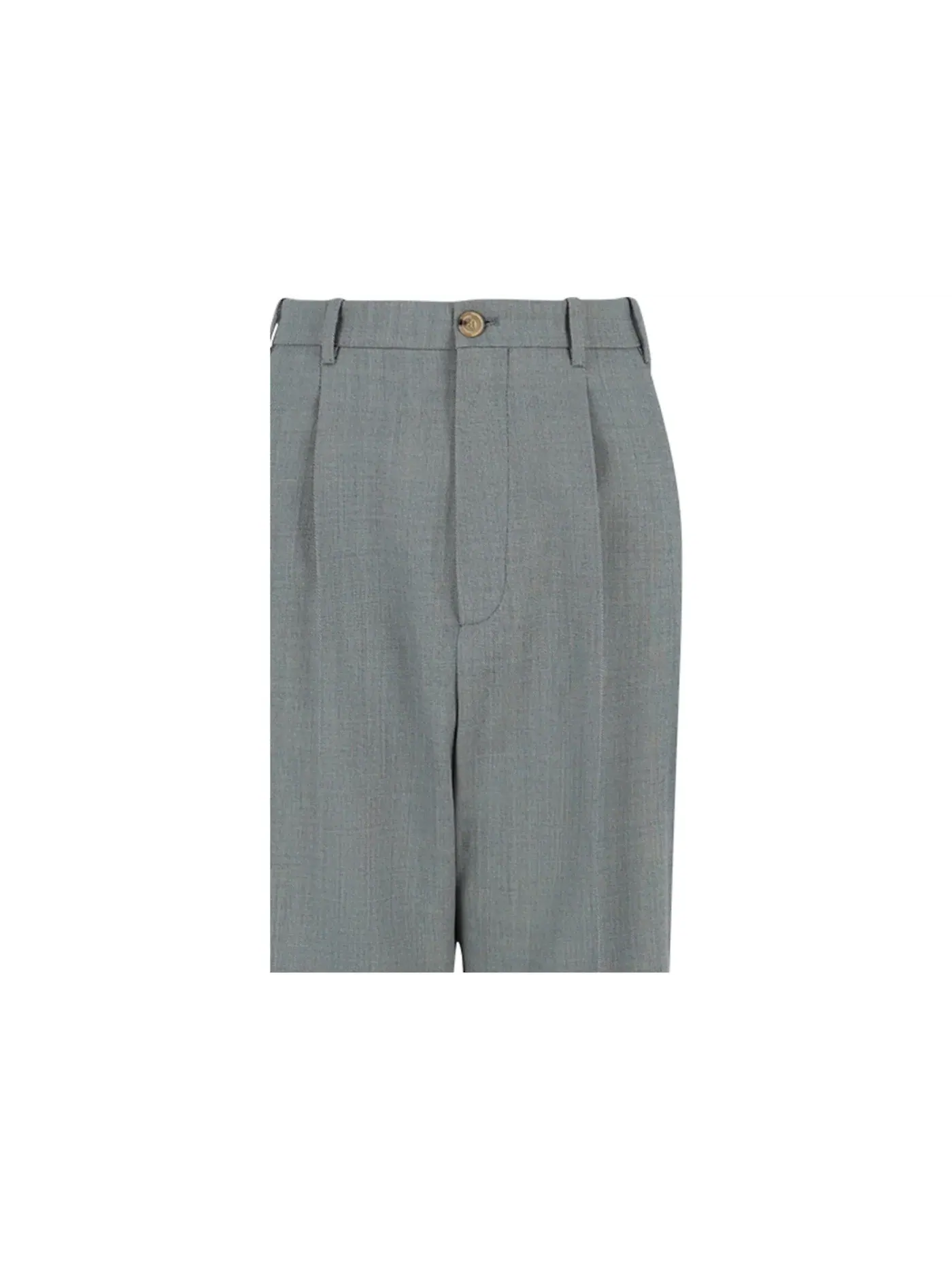 Женские брюки прямого кроя Gucci Pants — изображение 3 из 3, серый